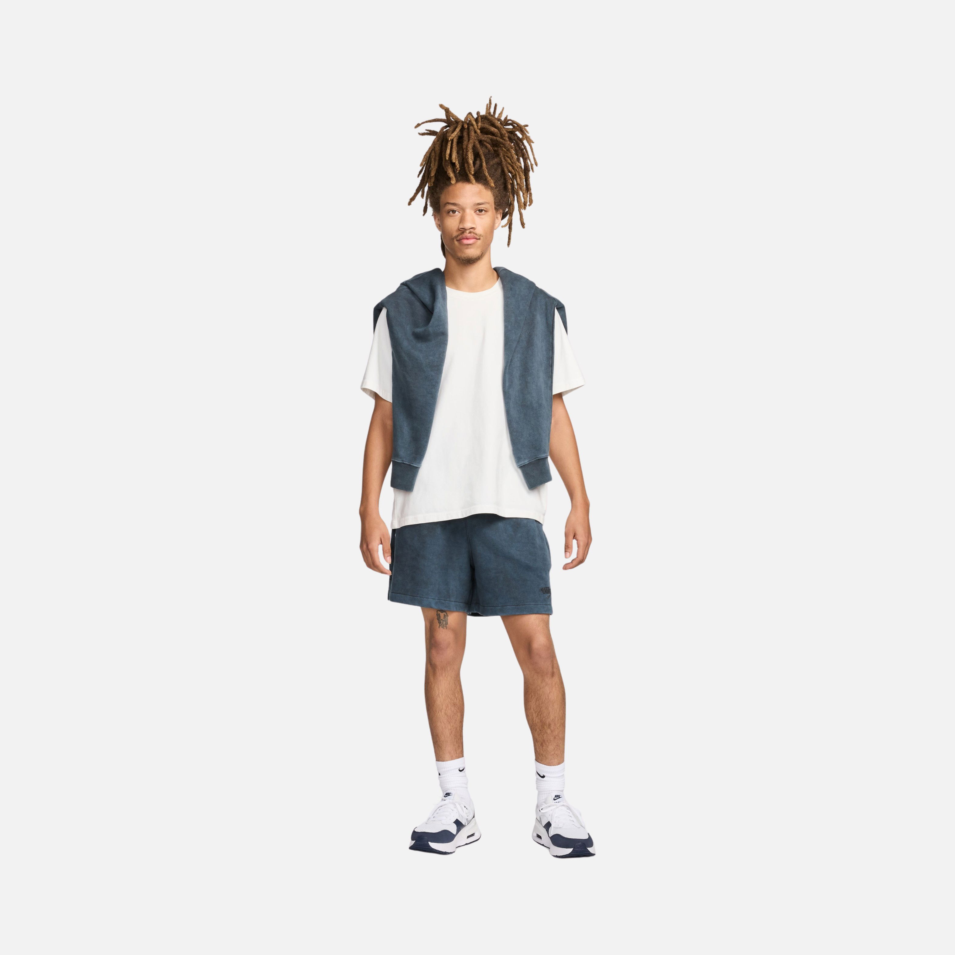 Nike Sportswear Club French Terry Flw Fine 2.0 Washed Erkek Şort