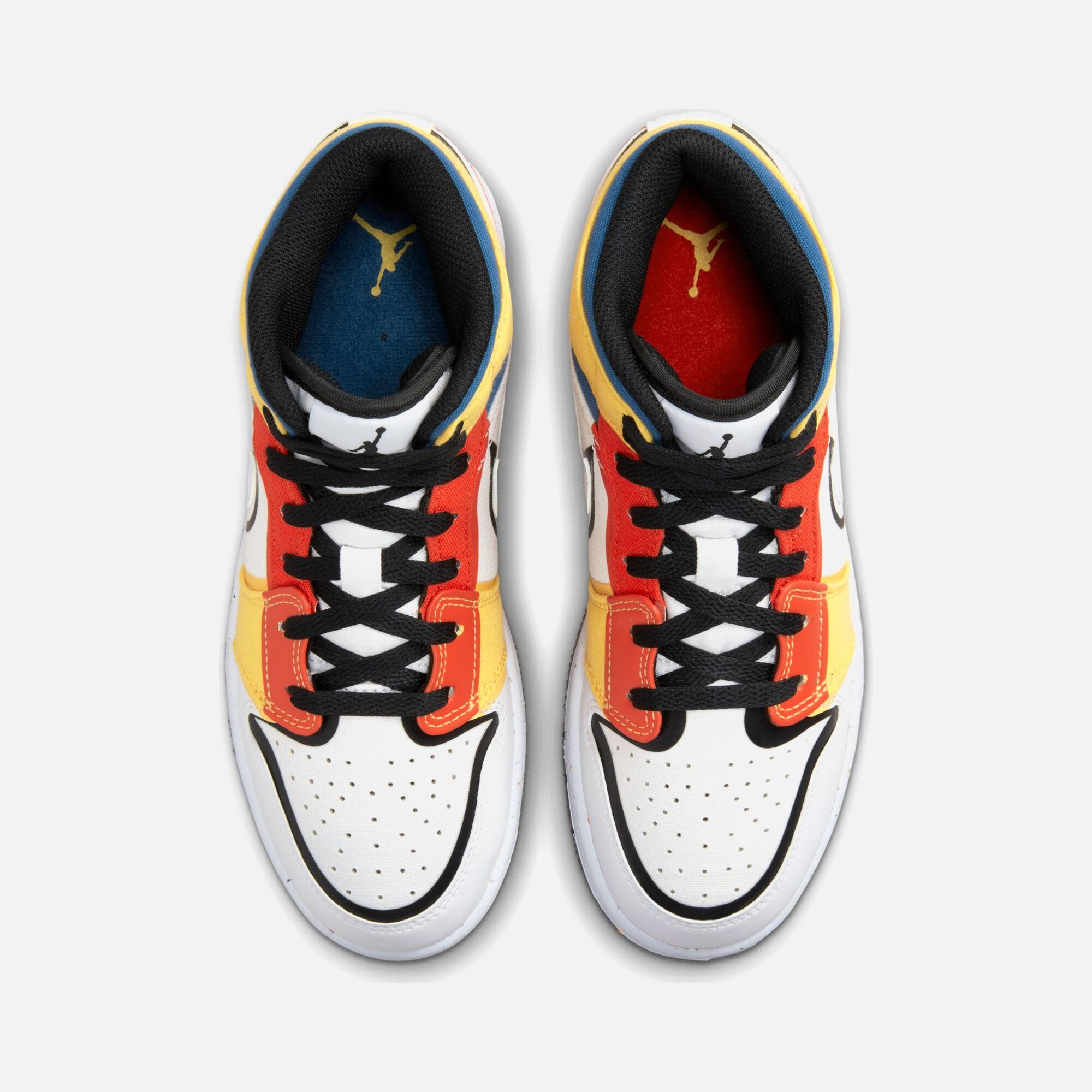 Nike Air Jordan 1 Mid SE Canvas (GS) Spor Ayakkabı