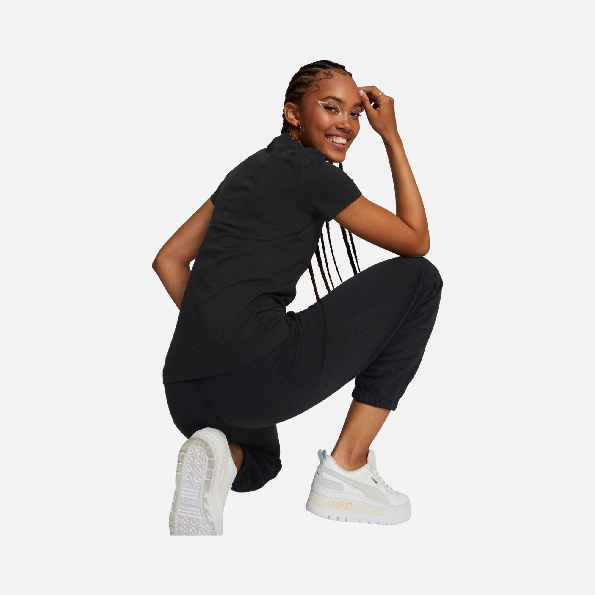 Puma Sportswear Classics Slim Short-Sleeve Kadın Tişört