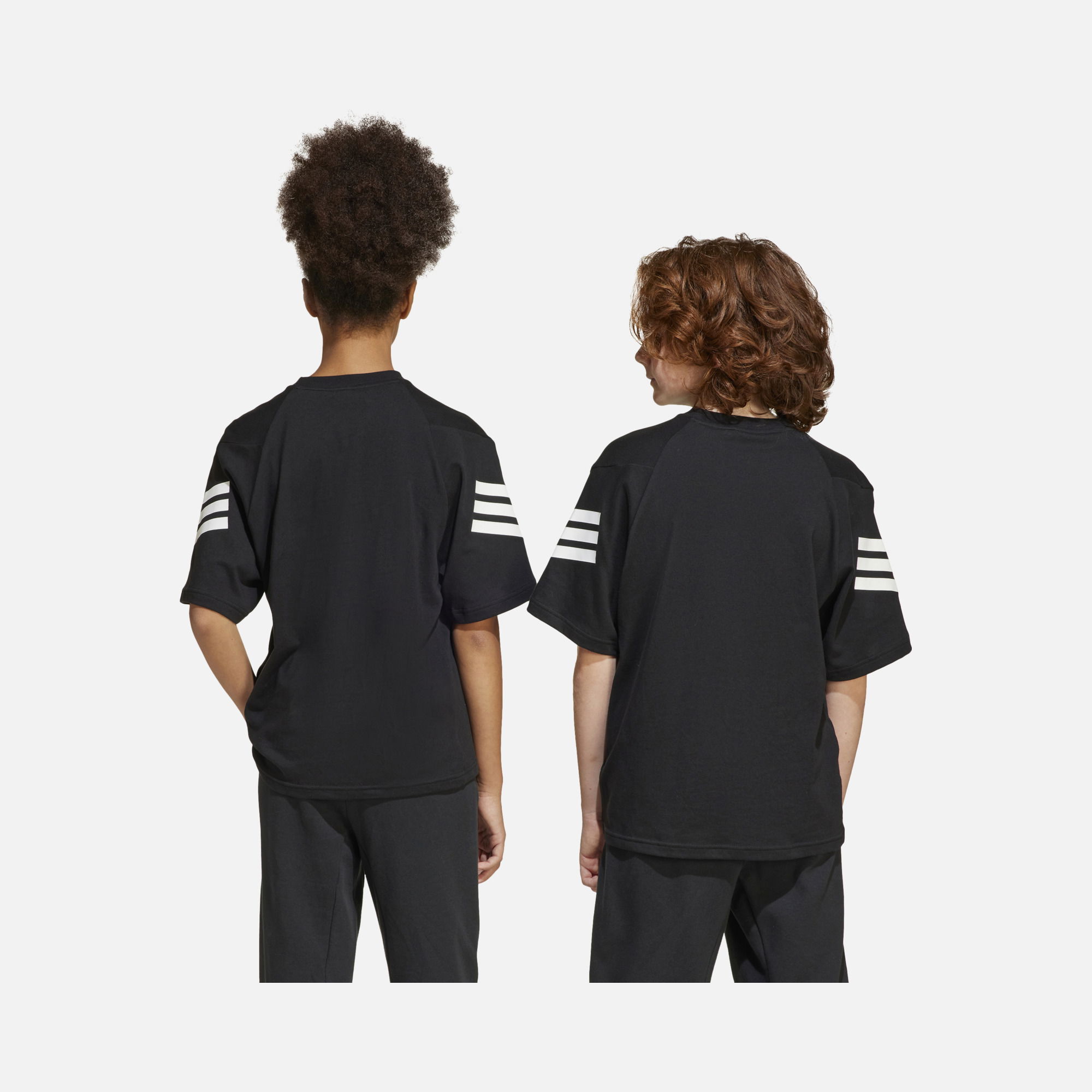 adidas Sportswear Future Icons 3-Stripes & 3-Bar Logo Detail Short-Sleeve Çocuk Tişört