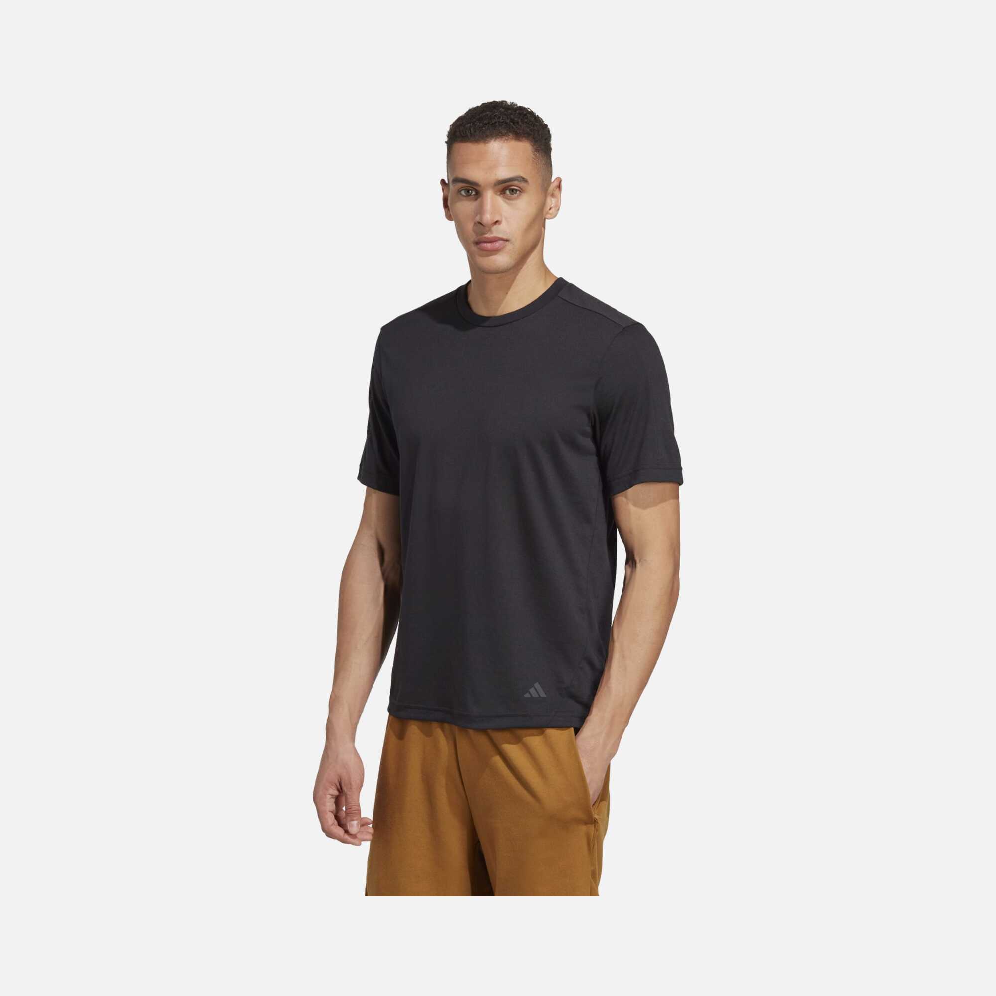 adidas Yoga Base Gym & Training Short-Sleeve Erkek Tişört