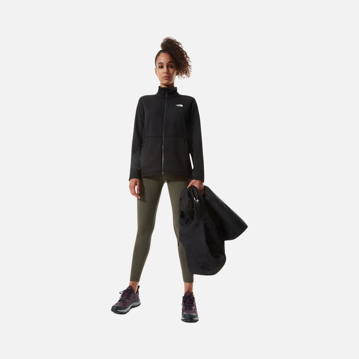 North Face Quest Triclimate® Zipper Connection DryVent™ Compatible Full-Zip Hoodie Kadın Mont