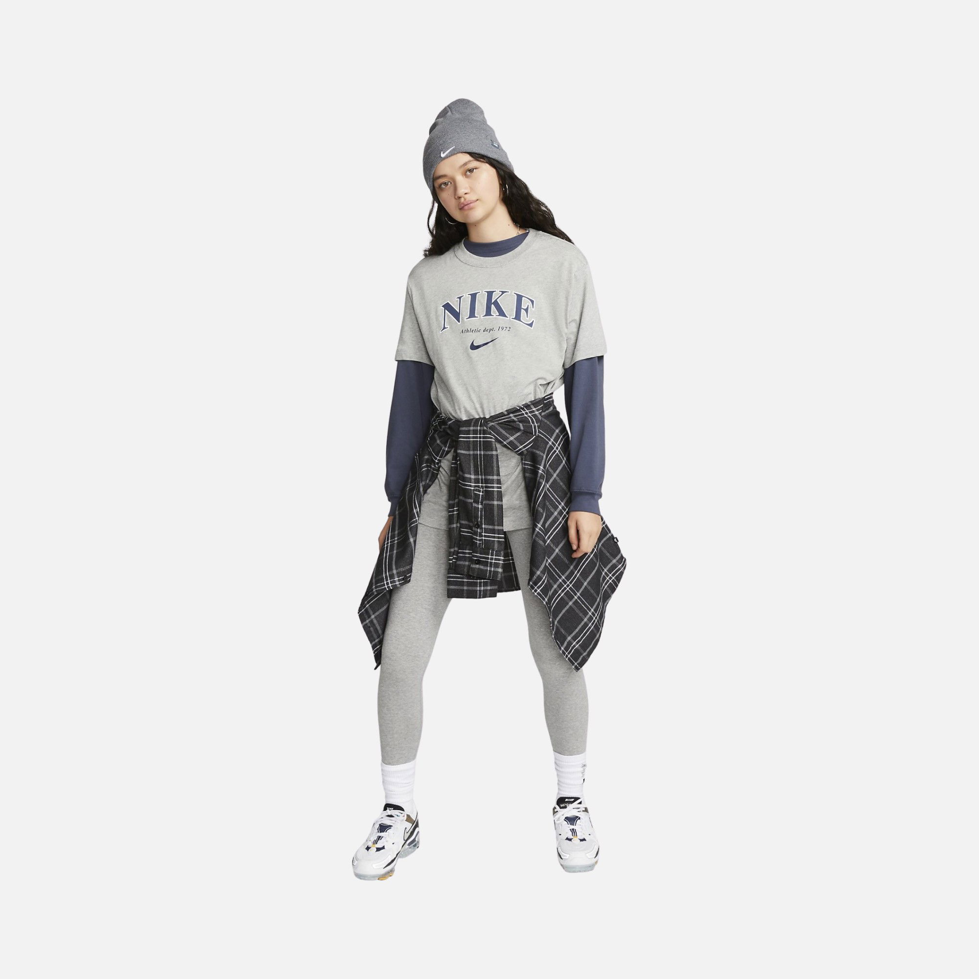 Nike Sportswear Phoenix Printed Boyfriend Short-Sleeve Kadın Tişört