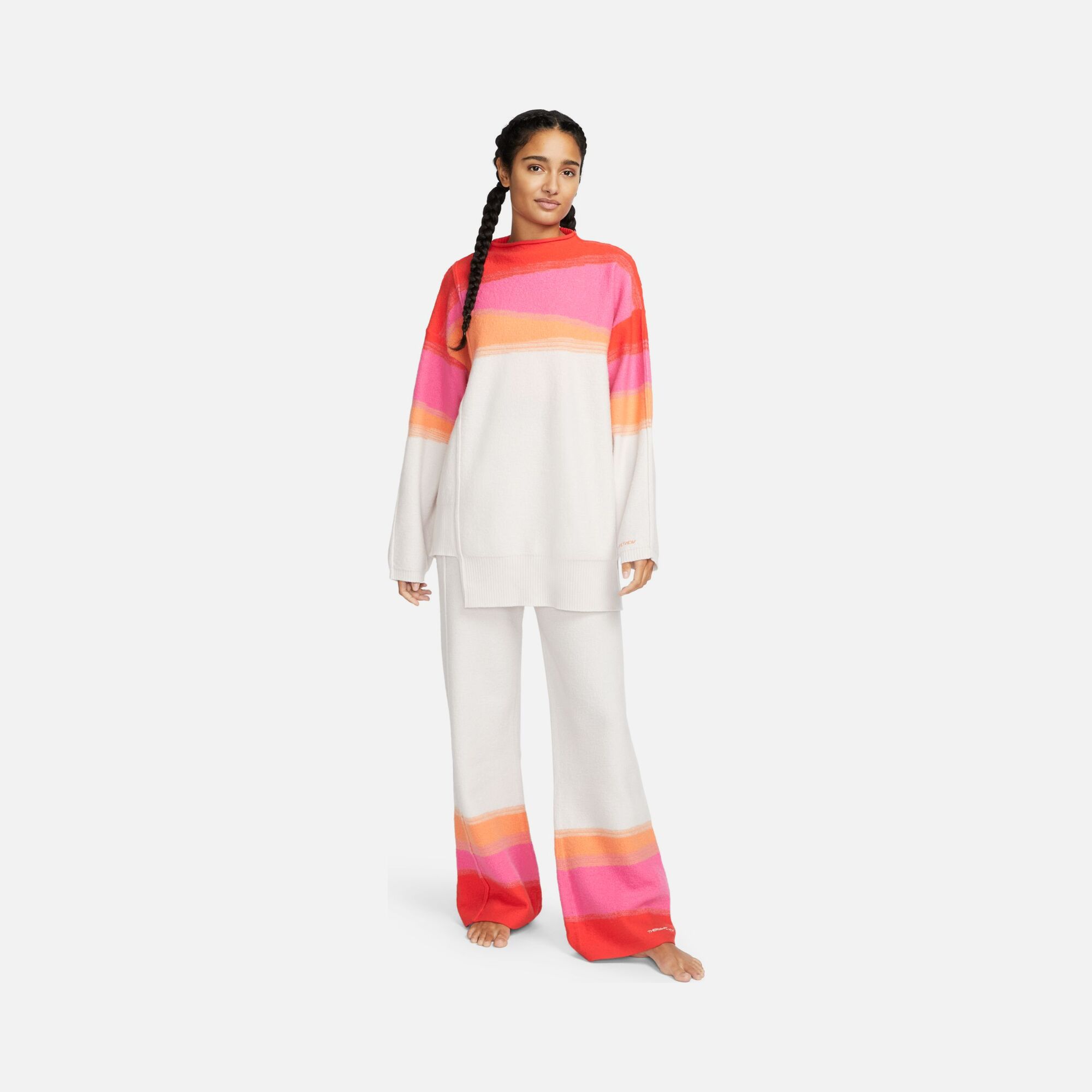Nike Yoga Therma-Fit ADV Marbled Wool Kadın Eşofman Altı