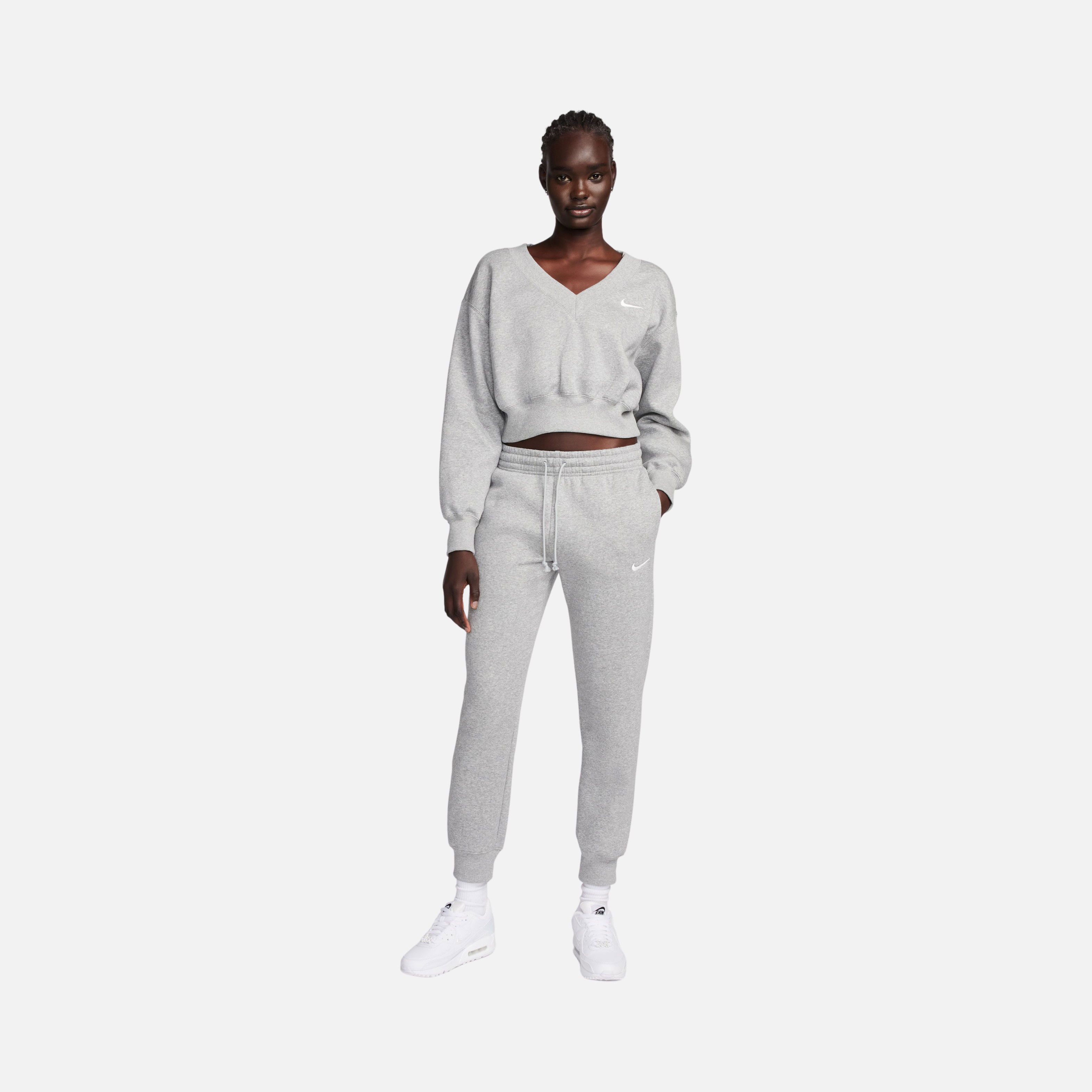 Nike Sportswear Phoenix Fleece Mid-Rise Kadın Eşofman Altı