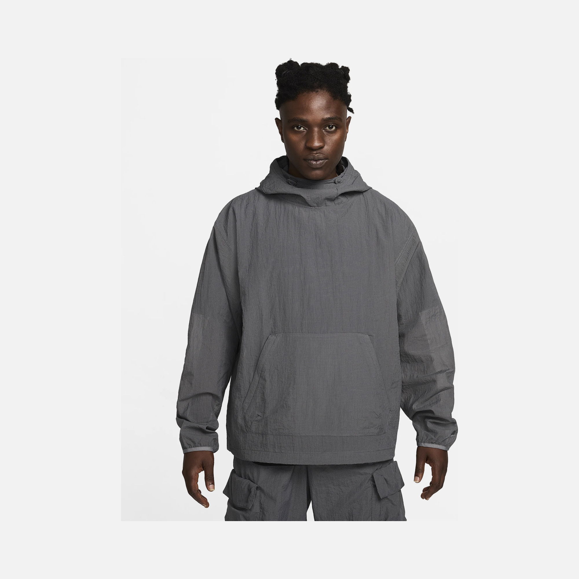 Nike Sportswear Tech Pack Woven Mesh Pullover Adjustable Hoodie Erkek Ceket