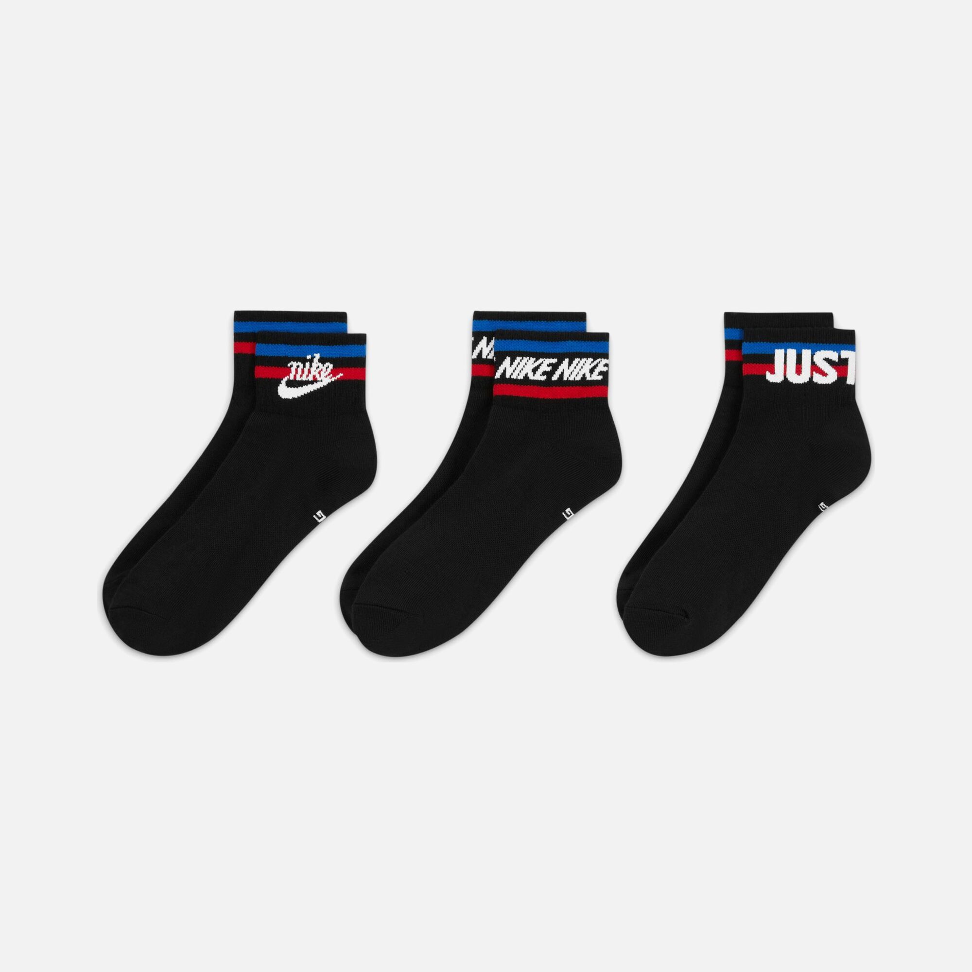 Nike Sportswear Everyday Essential Ankle (3 Pairs) Unisex Çorap