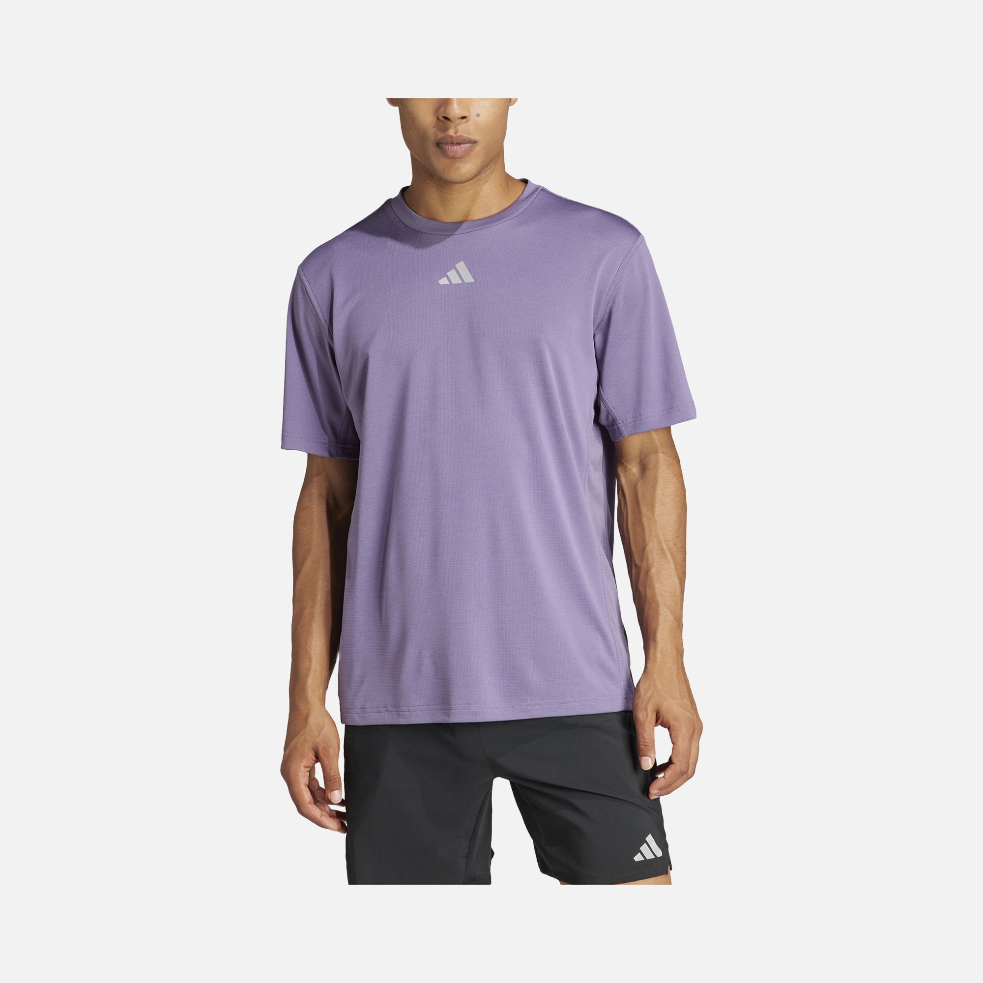 adidas Hiit 3-Stripes Training Short-Sleeve Erkek Tişört