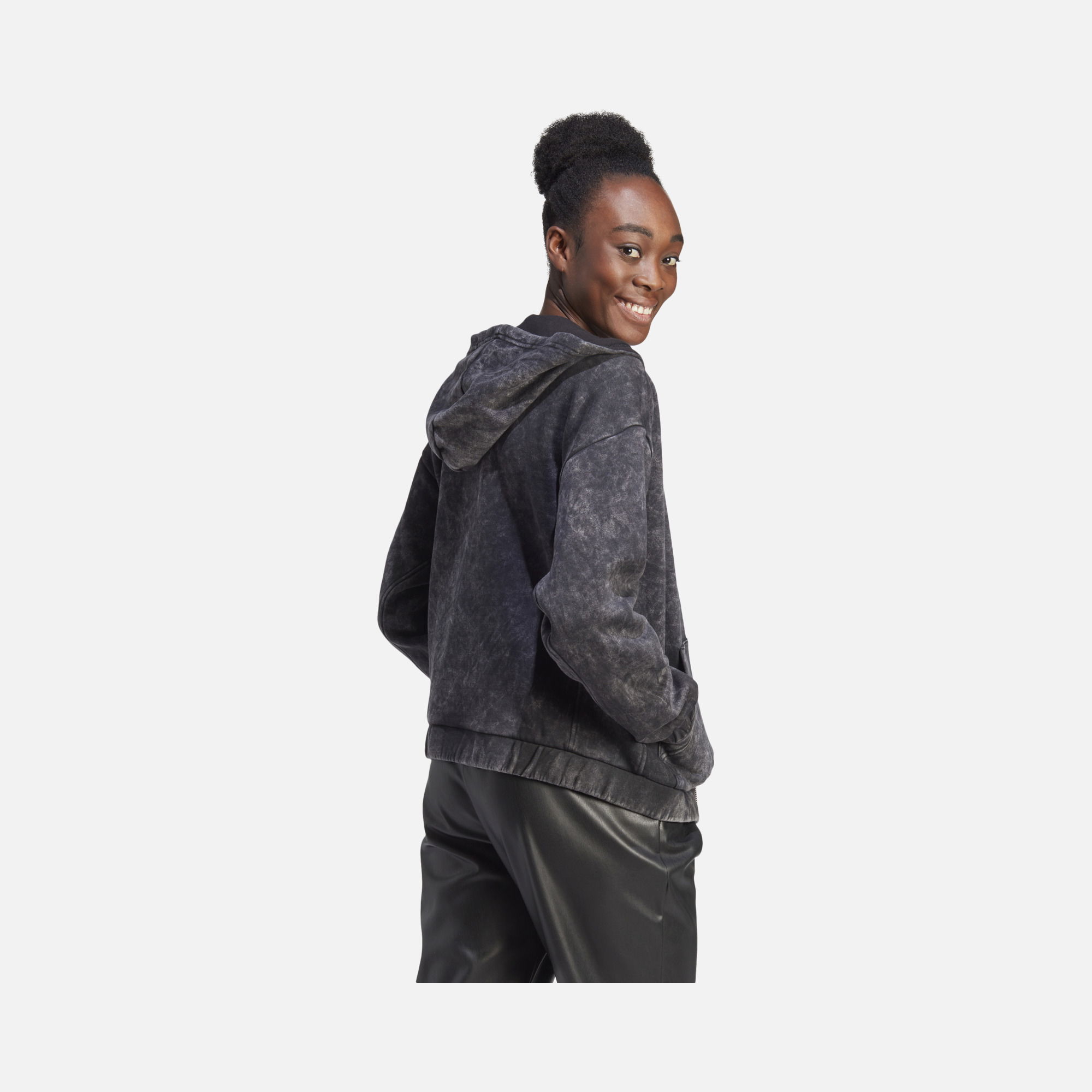 adidas Sportswear ALL SZN Fleece Washed Full-Zip Hooded Kadın Sweatshirt