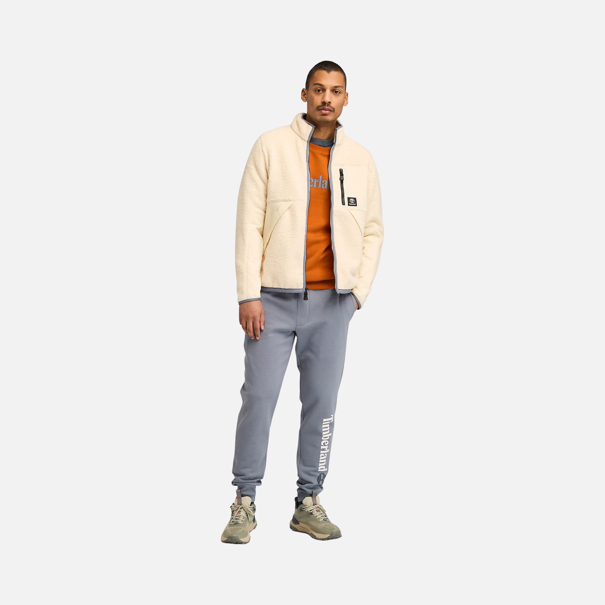 Timberland Sherpa Fleece Full-Zip Erkek Ceket