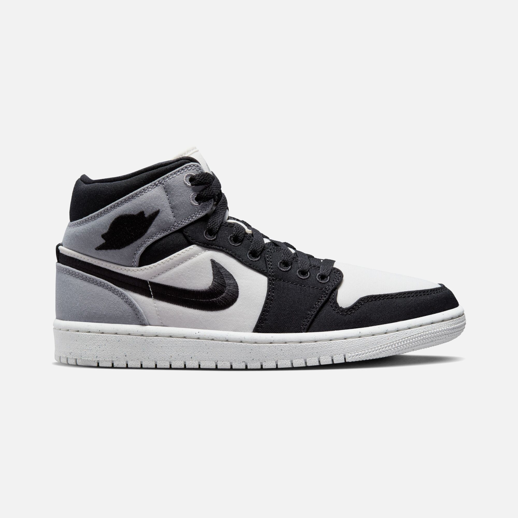 Nike Air Jordan 1 Mid SE ''Custom Swoosh Logo'' Kadın Spor Ayakkabı