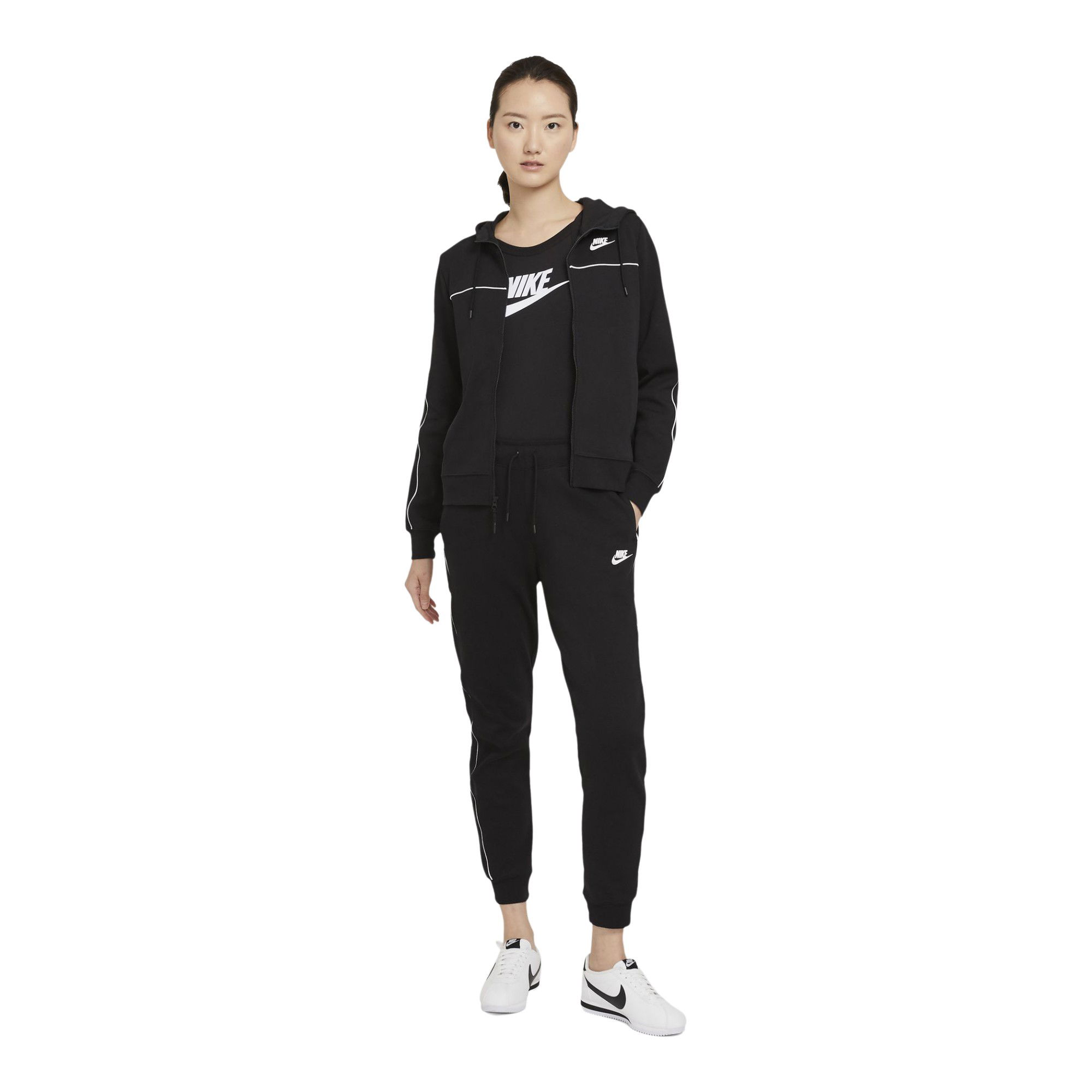 Nike Sportswear Millennium Essential Fleece Full-Zip Hoodie Kadın Sweatshirt