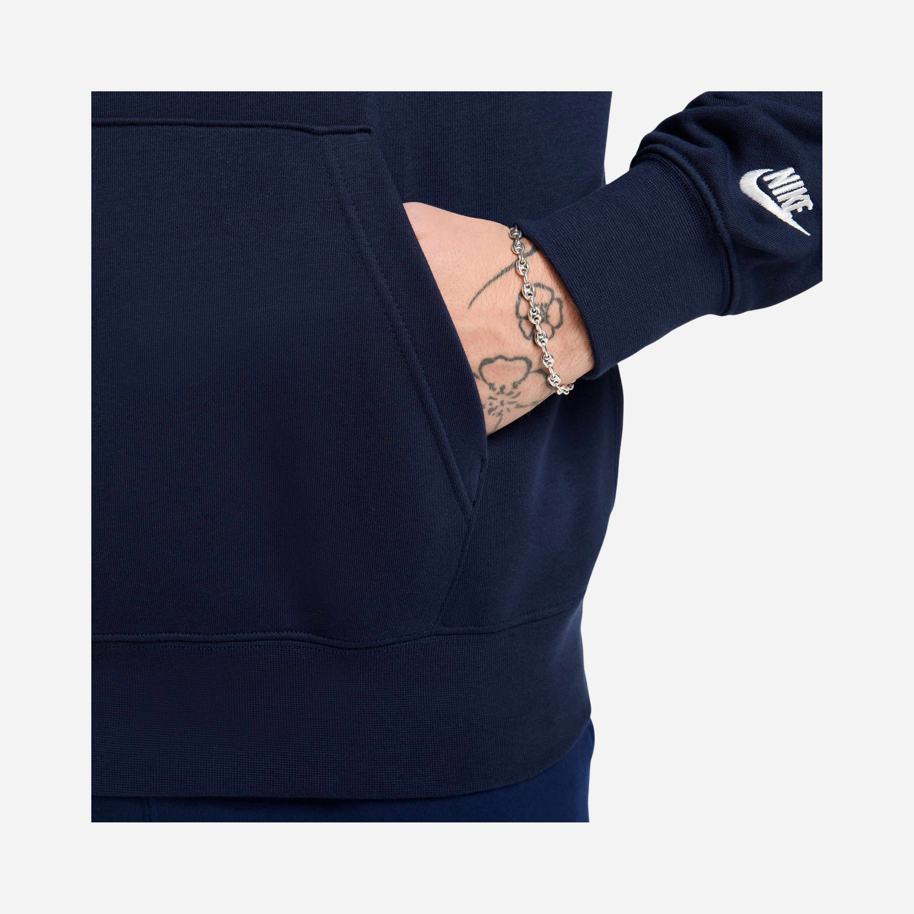 Nike Sportswear Club ''Moon Graphics'' French Terry Pullover Hooded Erkek Sweatshirt