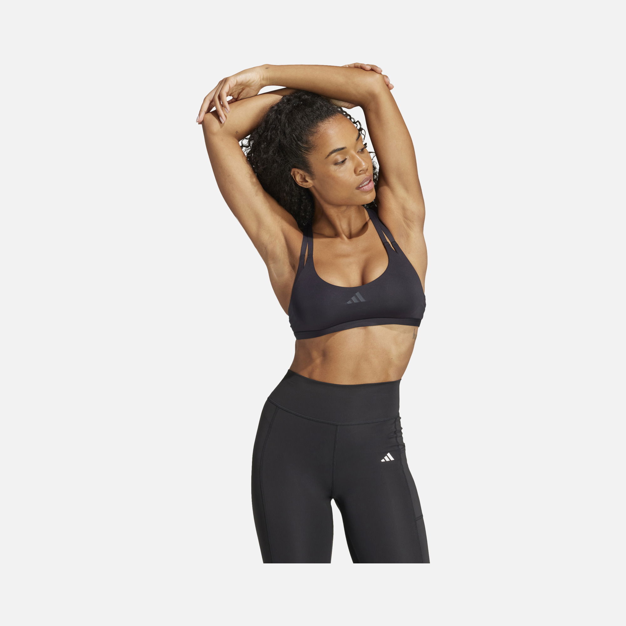 adidas AEROREADY Aeroimpact Luxe Adiflex Fabric Light-Support Removable Padding Training Kadın Bra