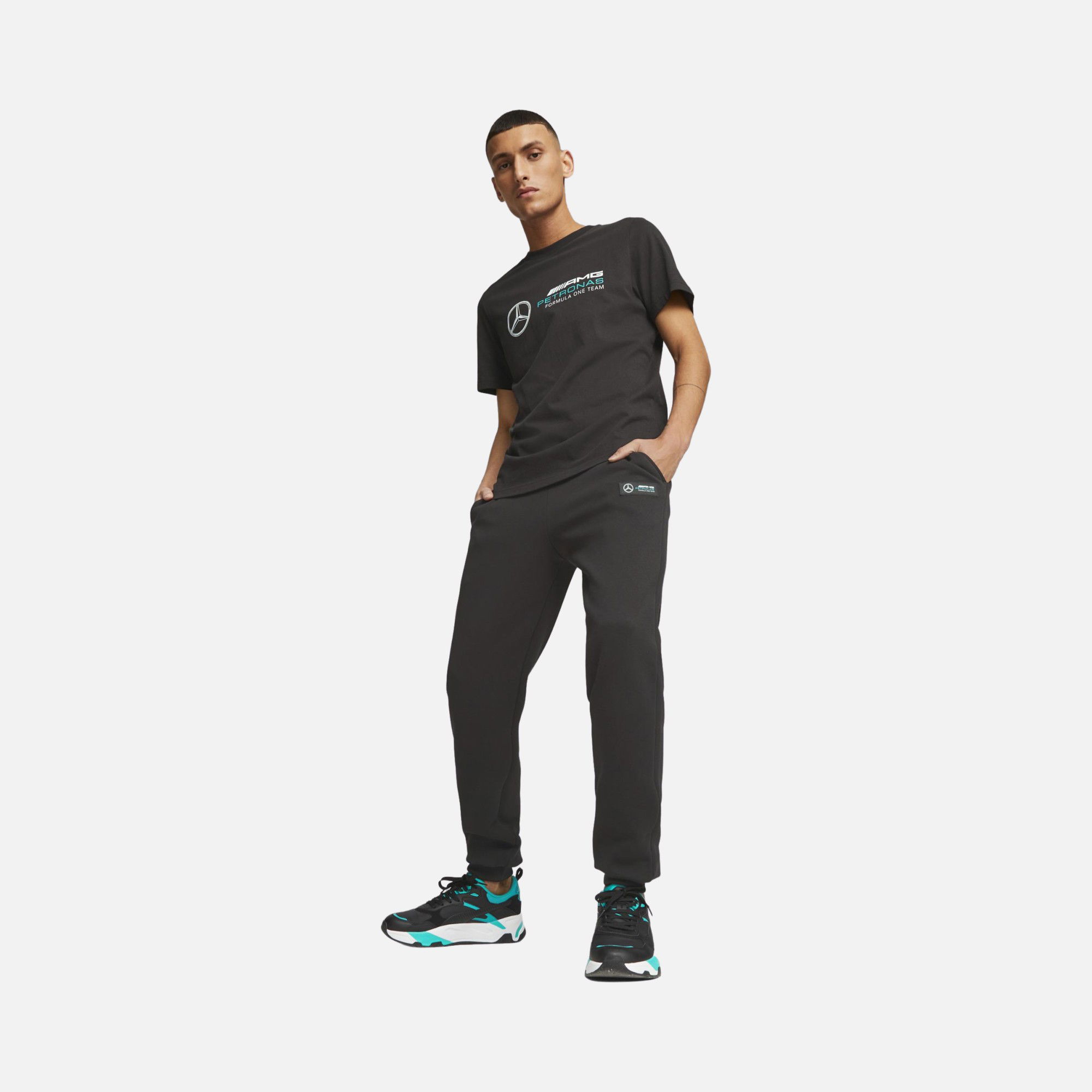 Puma Sportswear Mercedes-Amg F1 Essentials Fleece Erkek Eşofman Altı