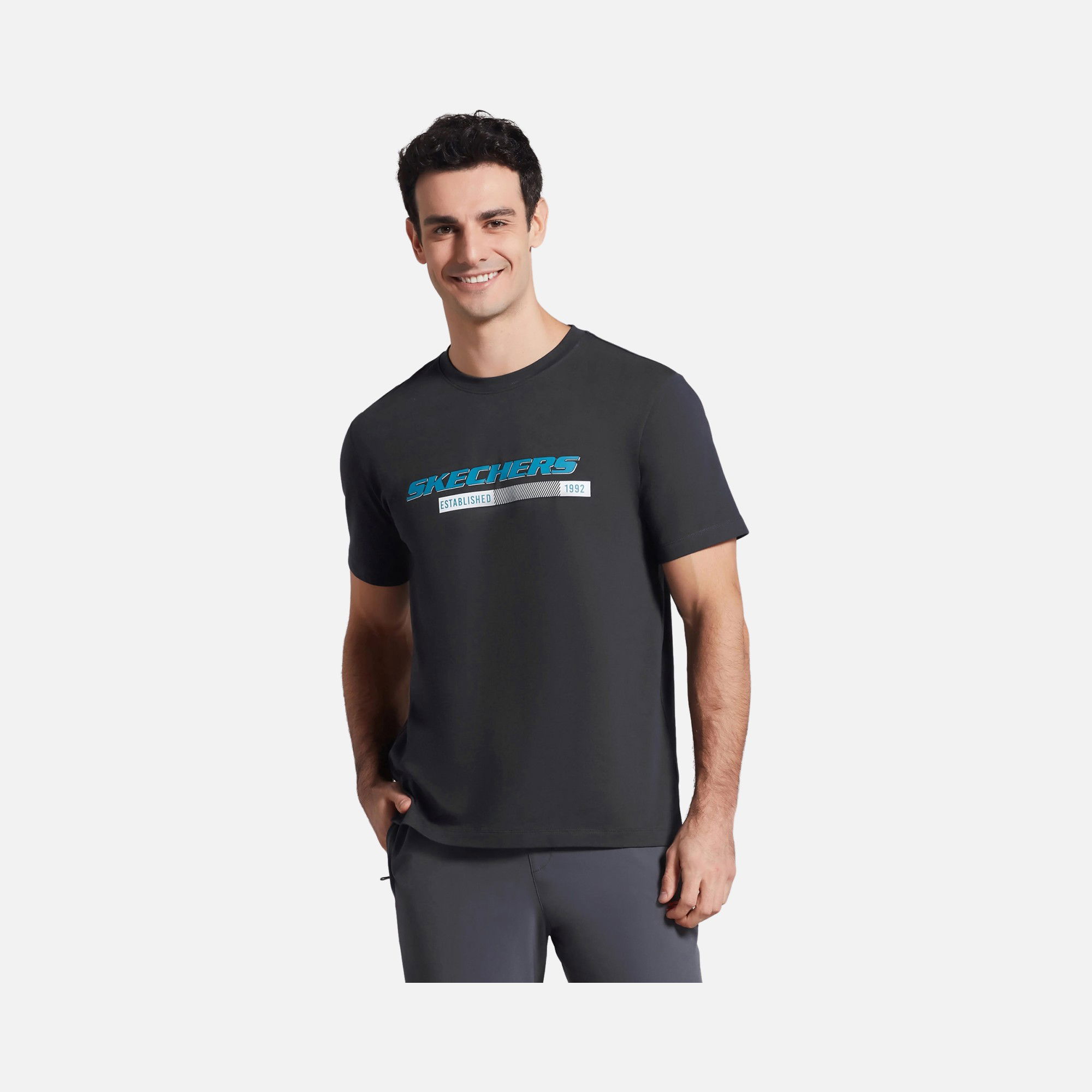 Skechers Sportswear Big Logo ''Established 1992'' Short-Sleeve Erkek Tişört