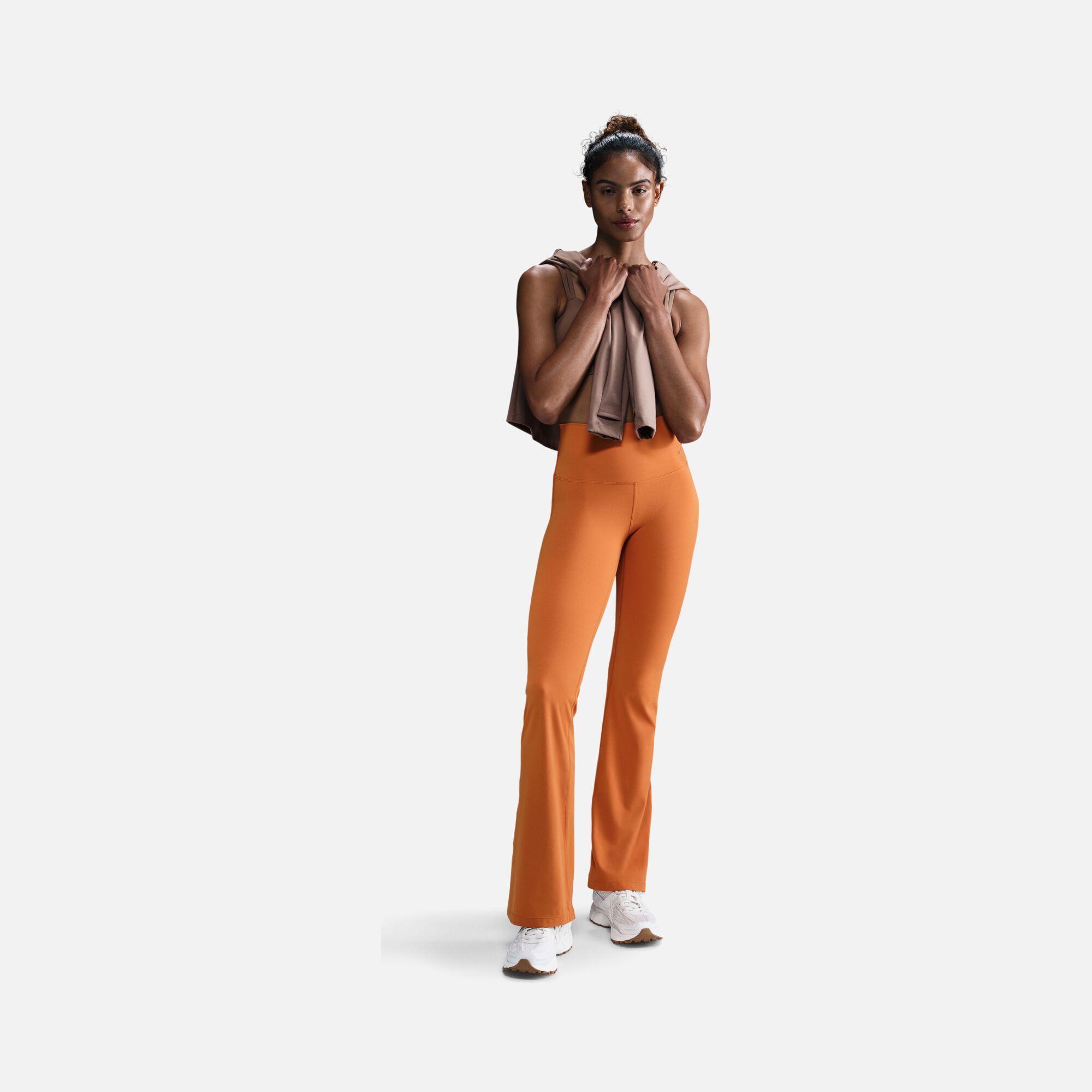 Nike Dri-Fit Zenvy High-Waisted Flared Leg Training Kadın Tayt