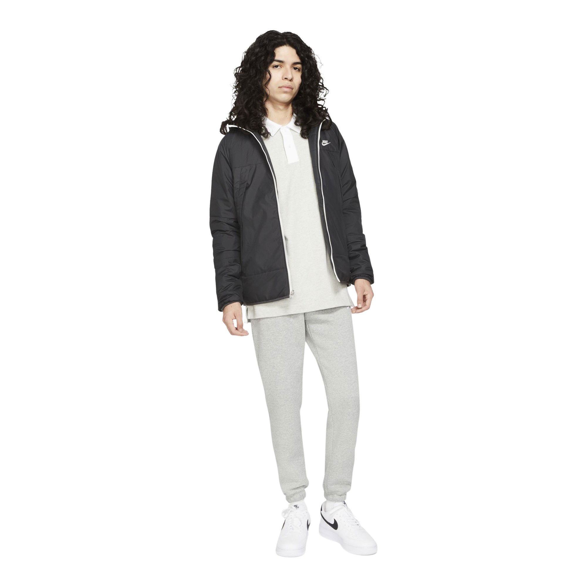 Nike Sportswear Therma-Fit Legacy Reversible Full-Zip Hoodie Erkek Mont