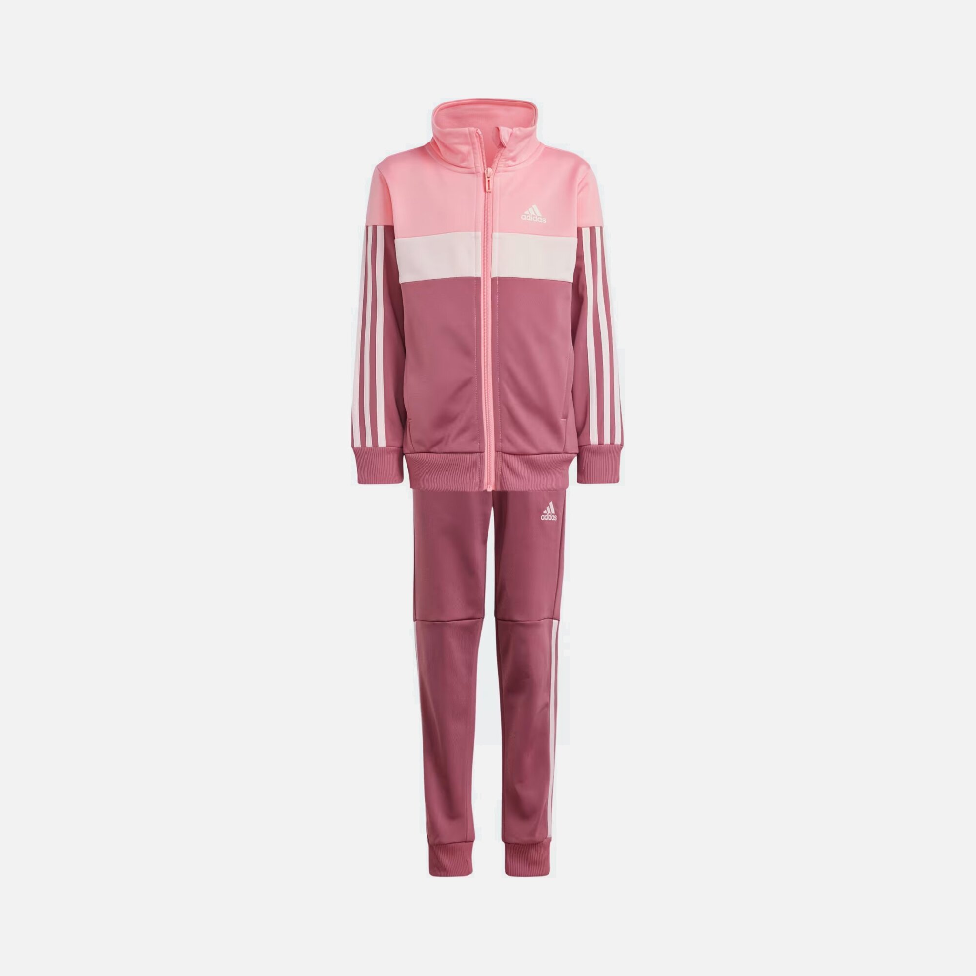 adidas Sportswear Tiberio 3-Stripes Colorblock Shiny Çocuk Eşofman Takımı