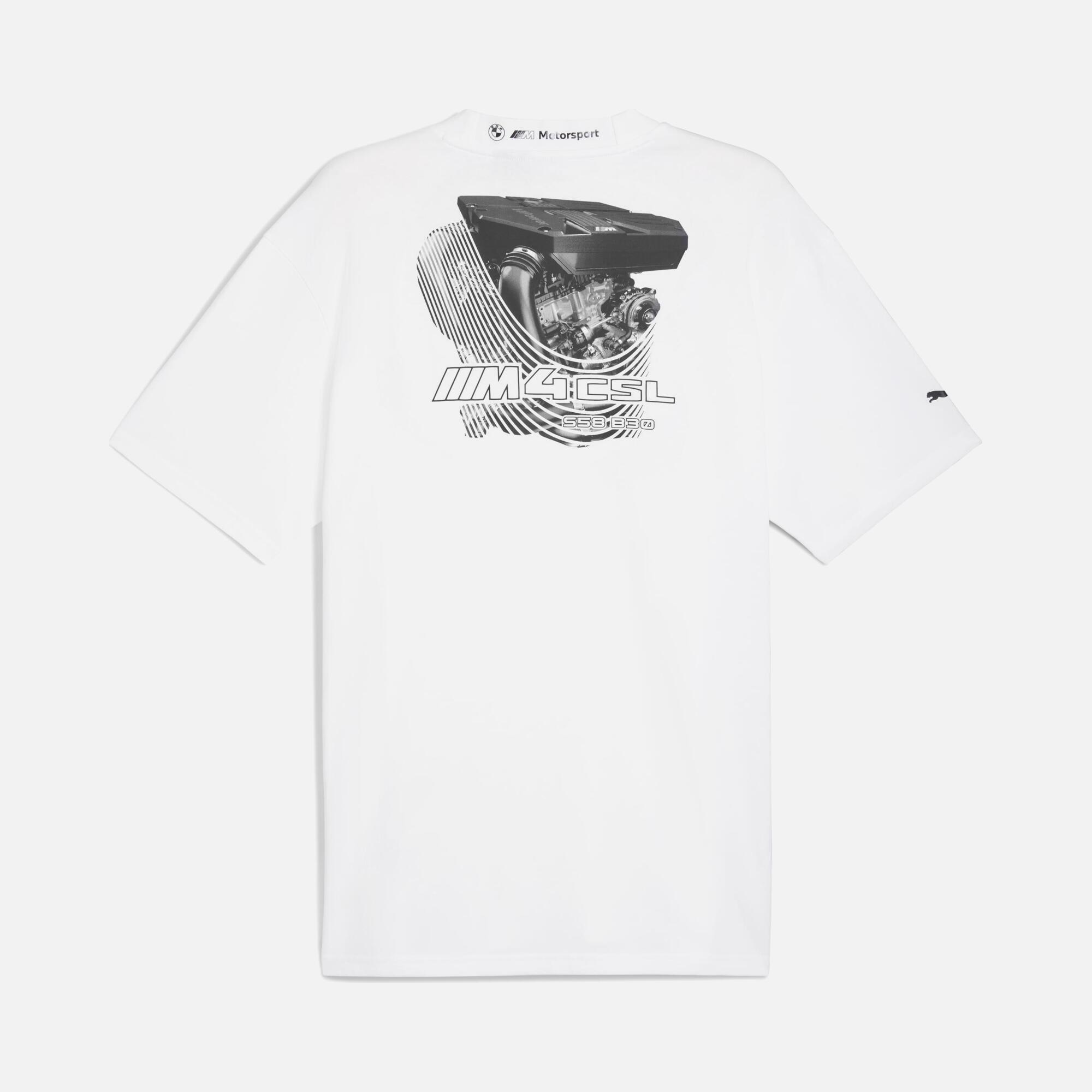 Puma BMW M Motorsport Lifestyle Car Graphic Short-Sleeve Erkek Tişört