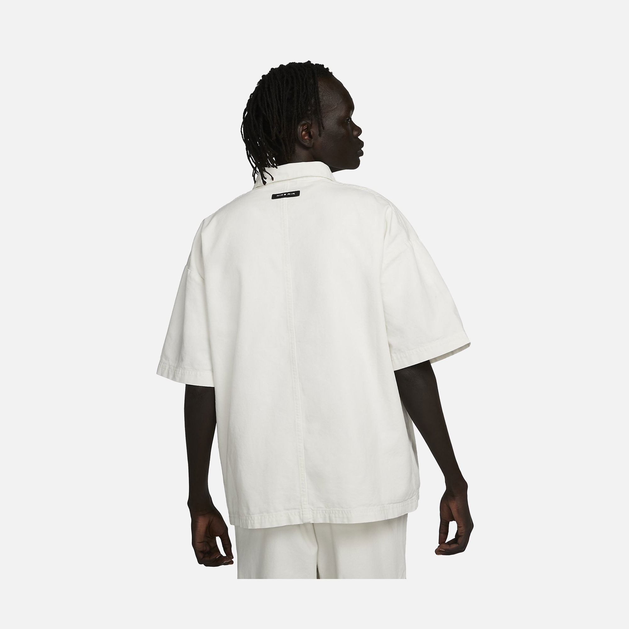 Nike Sportswear Air Woven Over Full-Zip Short-Sleeve Erkek Gömlek