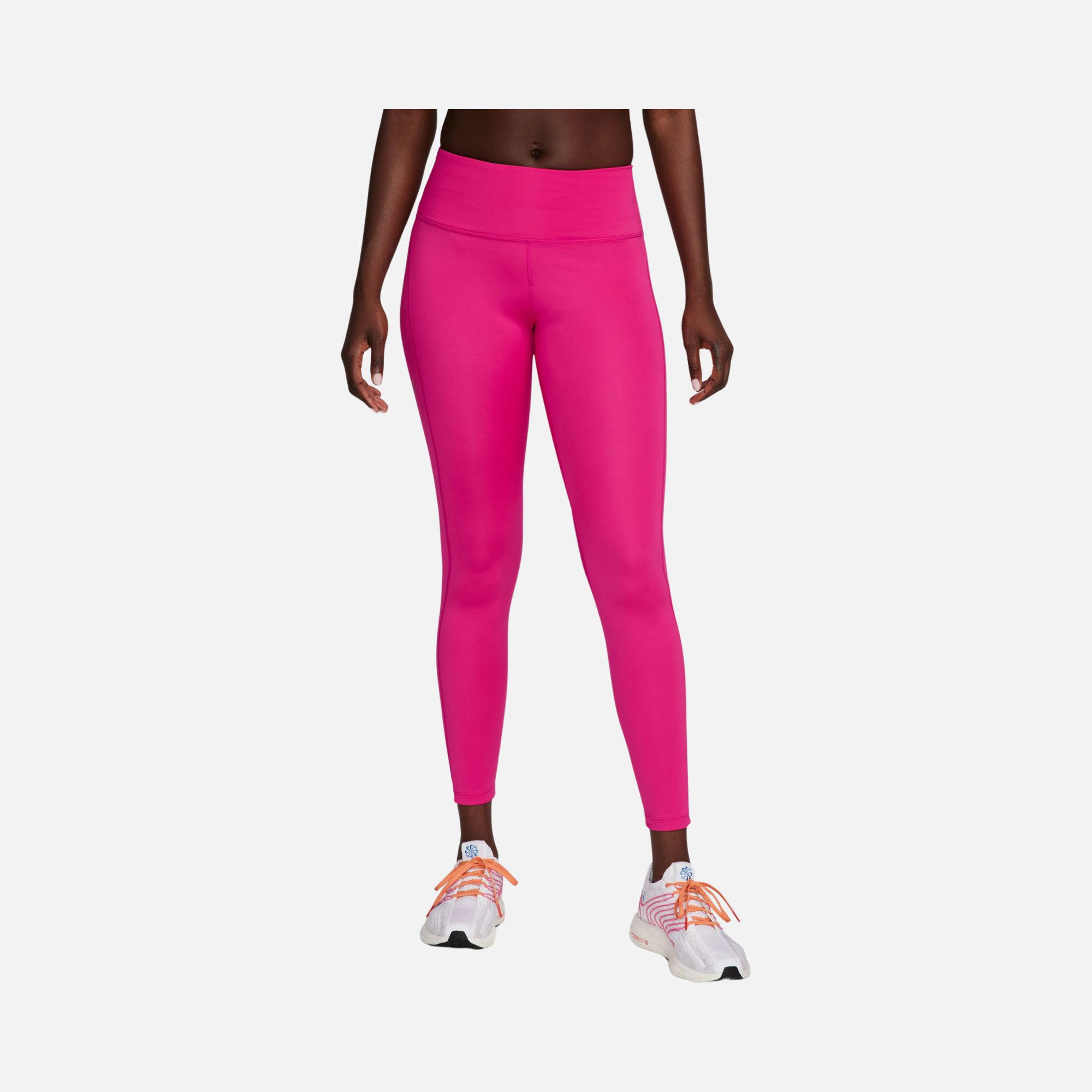 Nike Dri-Fit Fast Mid-Rise Swoosh HBR Graphic 7/8 Running Kadın Tayt
