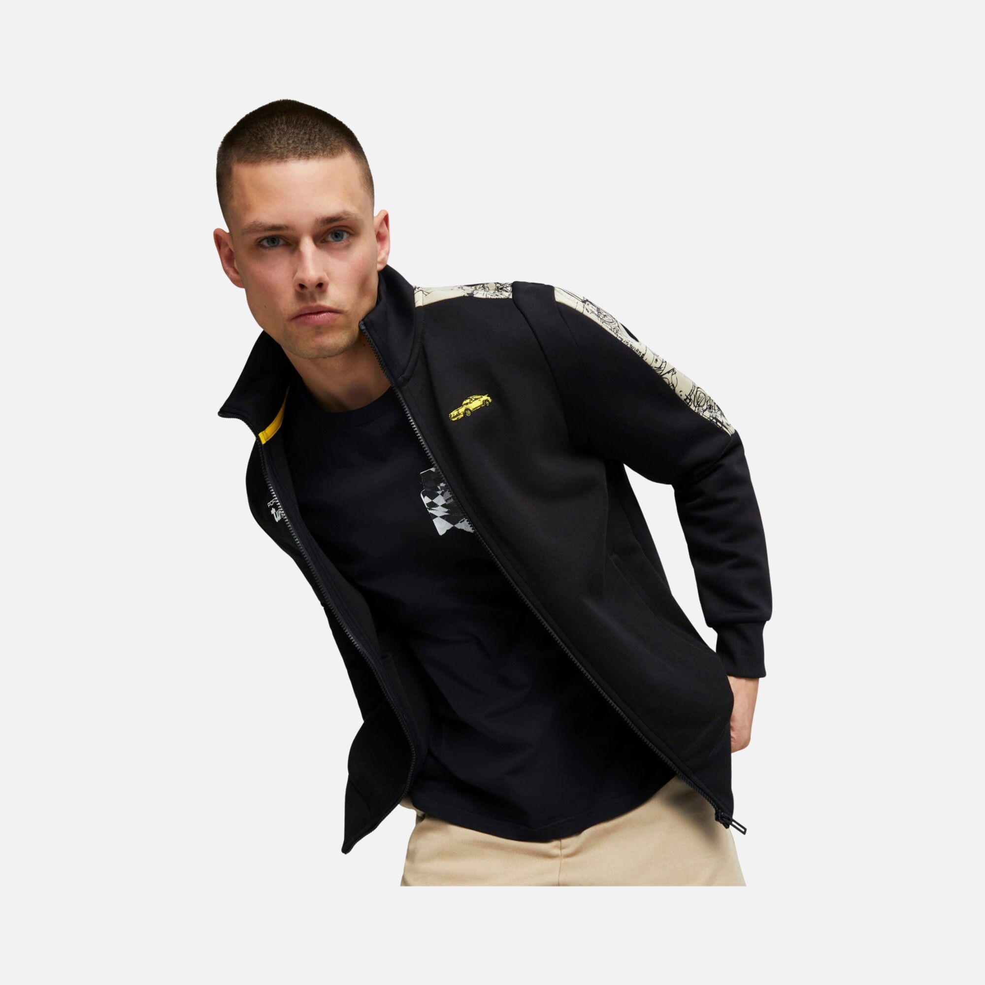 Puma Porsche Legacy MT7 Full-Zip Erkek Sweatshirt