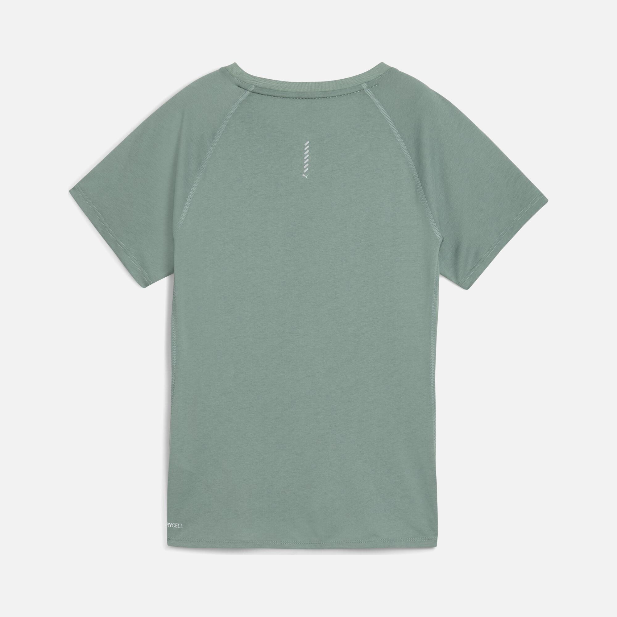 Puma Run Velocity Tri Blend Running Short-Sleeve Kadın Tişört