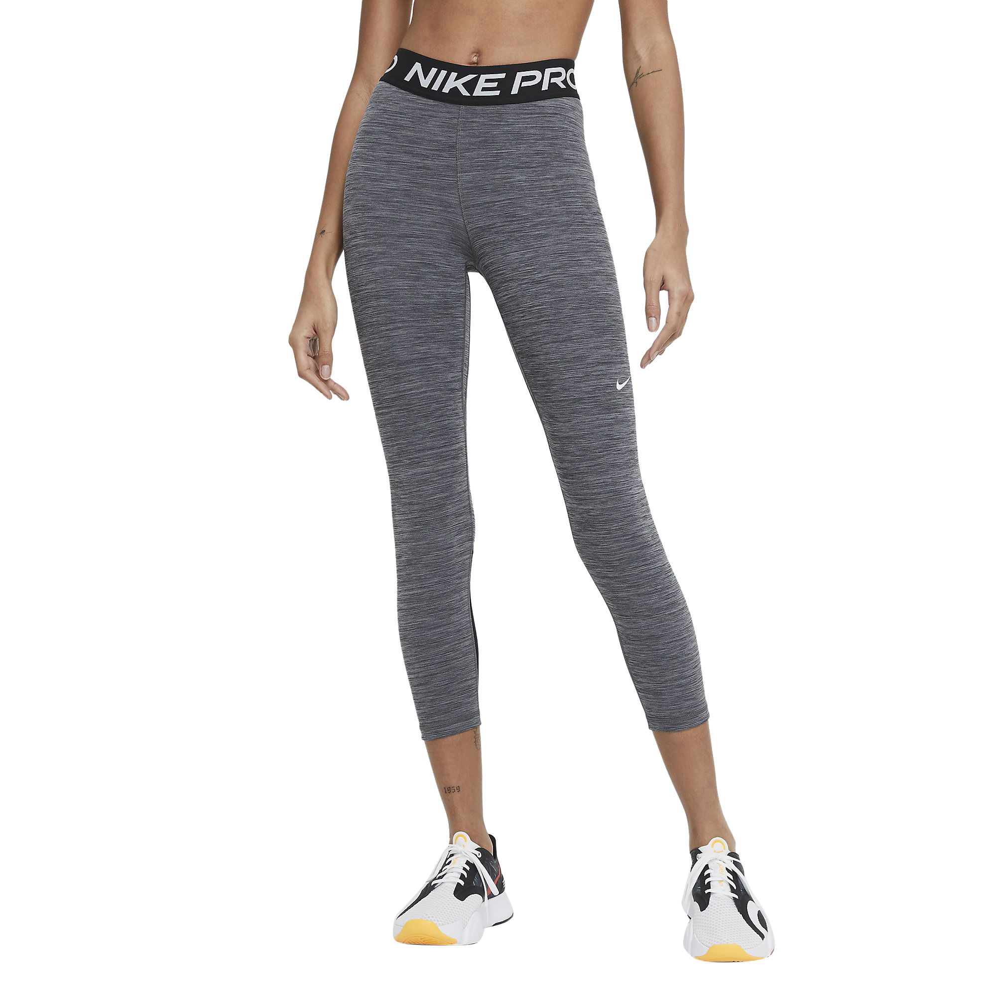 Nike Pro 365 Mid-Rise Crop Kadın Tayt