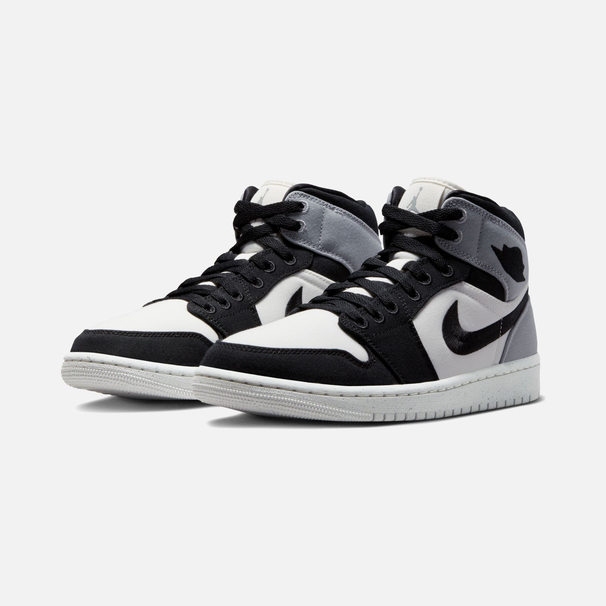 Nike Air Jordan 1 Mid SE ''Custom Swoosh Logo'' Kadın Spor Ayakkabı