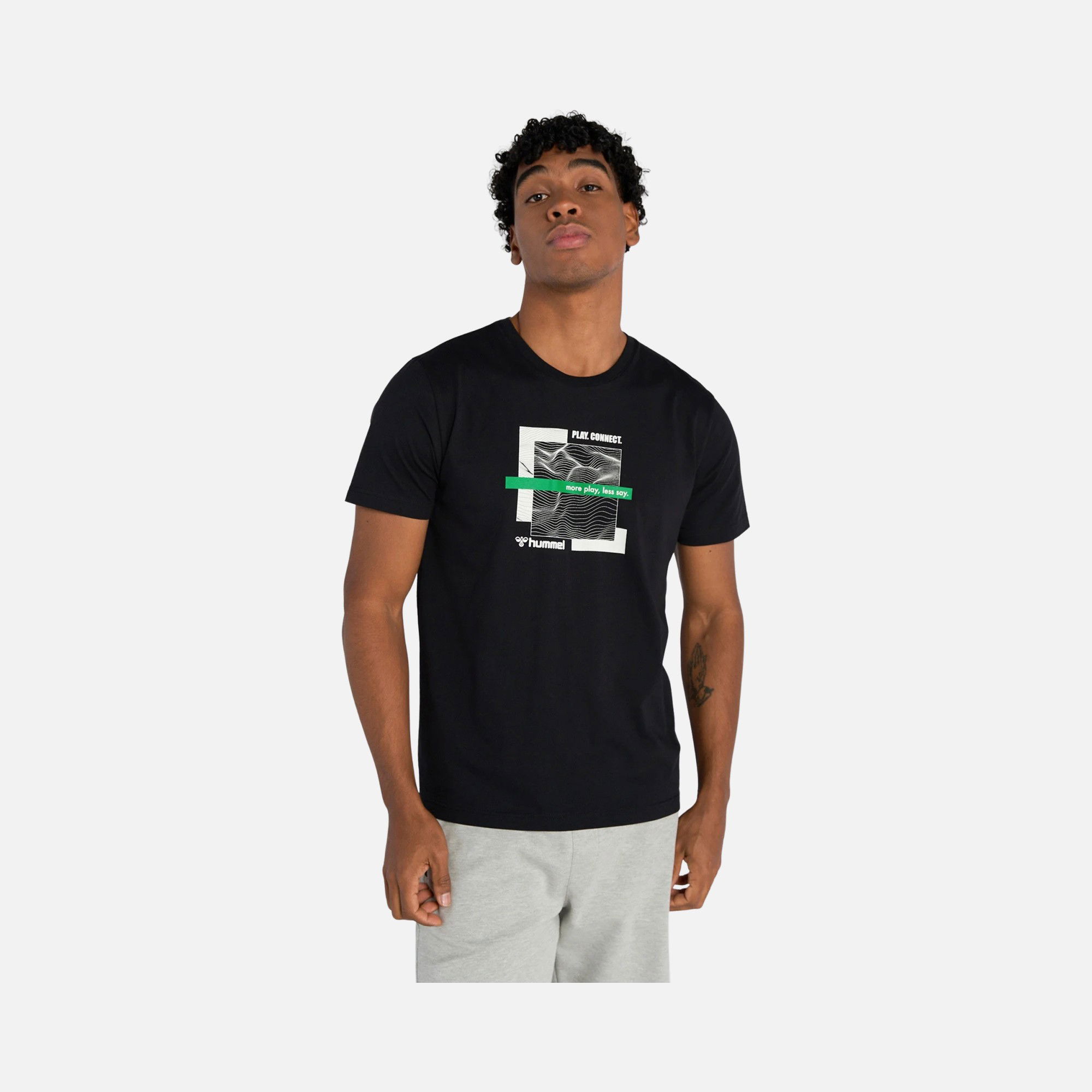 Hummel Sportswear Neeko Graphic Short-Sleeve Erkek Tişört