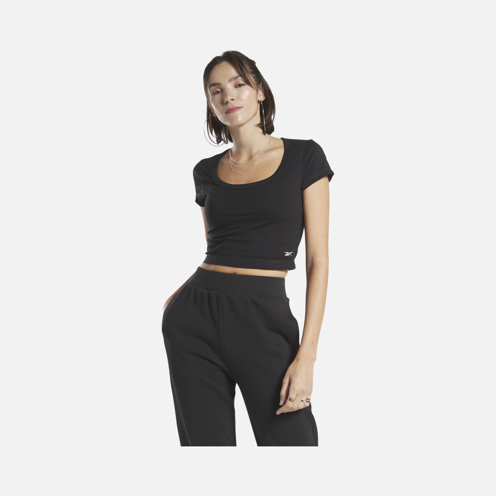 Reebok Sportswear Classics Cropped Short-Sleeve Kadın Tişört
