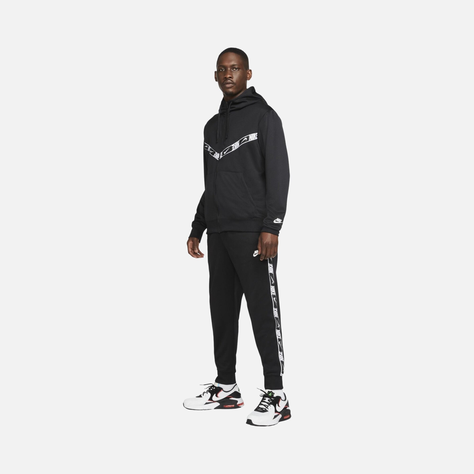 Nike Sportswear Repeat Graphic Full-Zip Hoodie Erkek Sweatshirt