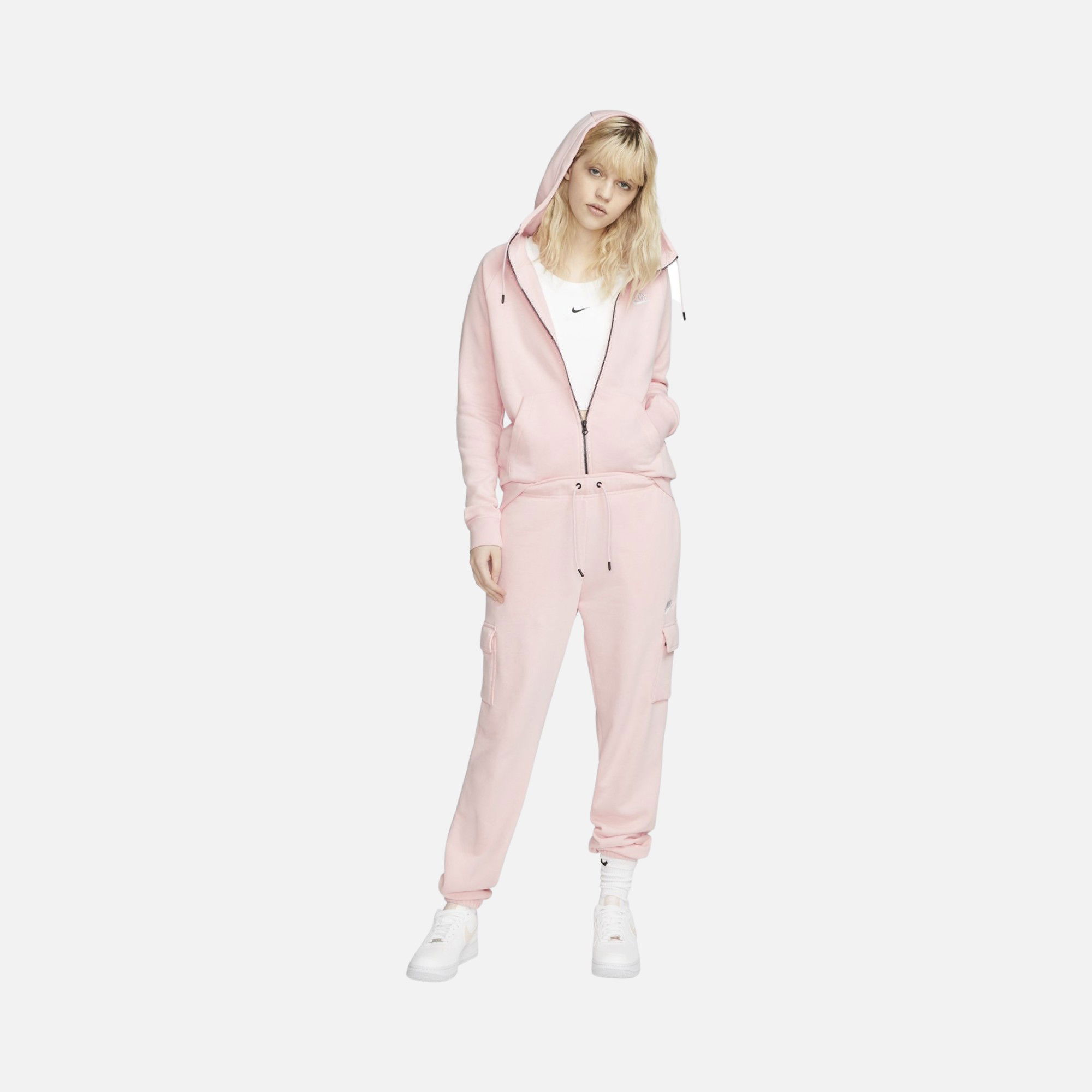 Nike Sportswear Essential Full-Zip Fleece Hoodie Kadın Sweatshirt