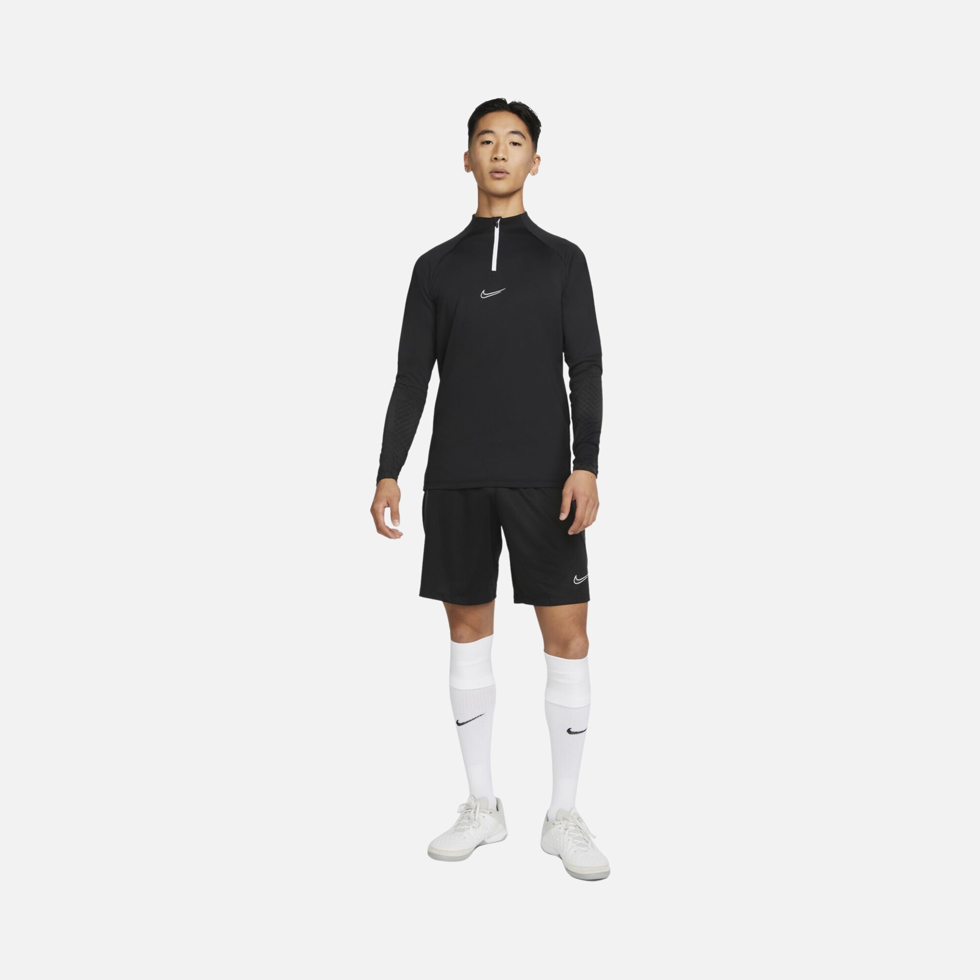 Nike Dri-Fit Strike Football Drill Training Half-Zip Long-Sleeve Erkek Tişört