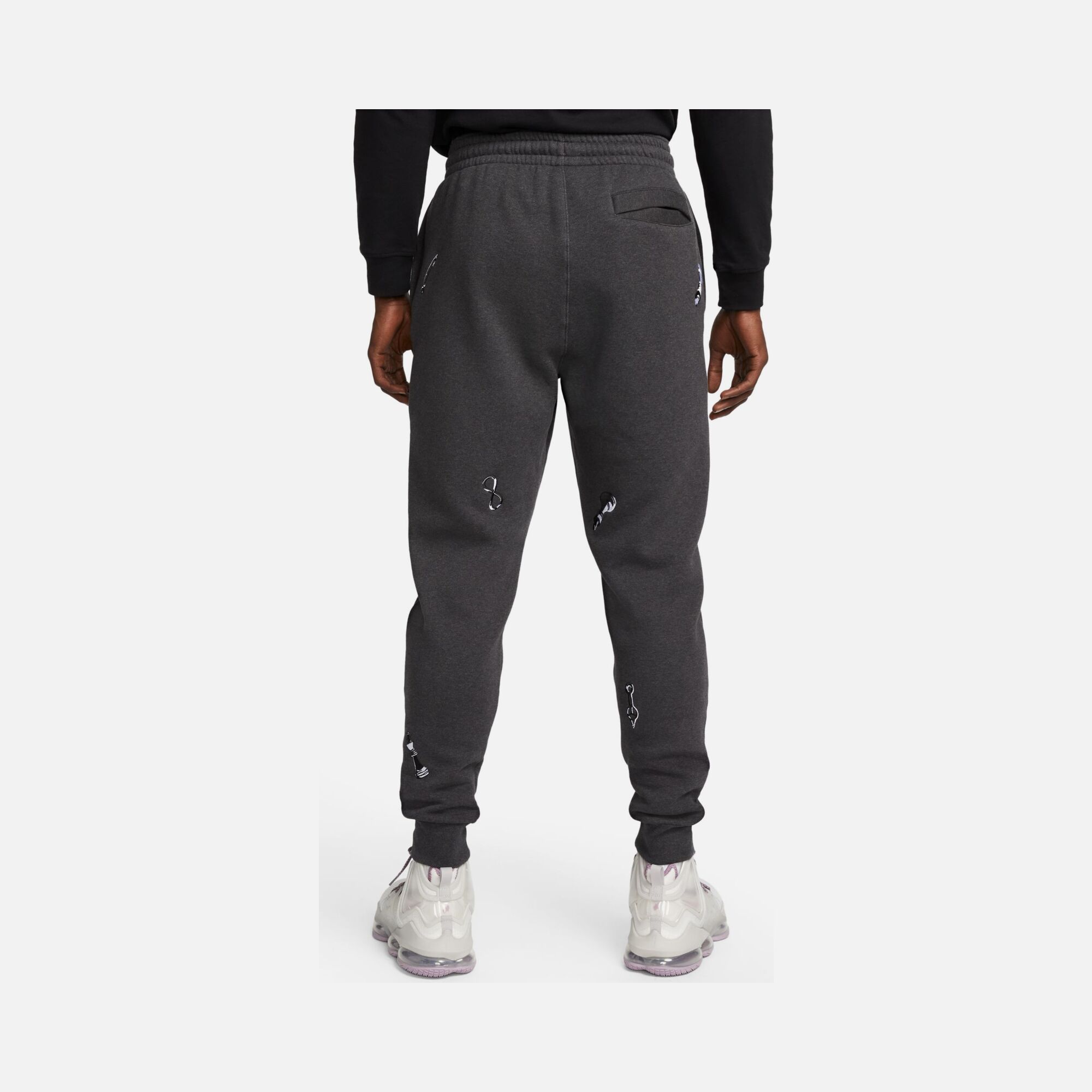 Nike LeBron Fleece Chess and Clock Graphic Erkek Eşofman Altı
