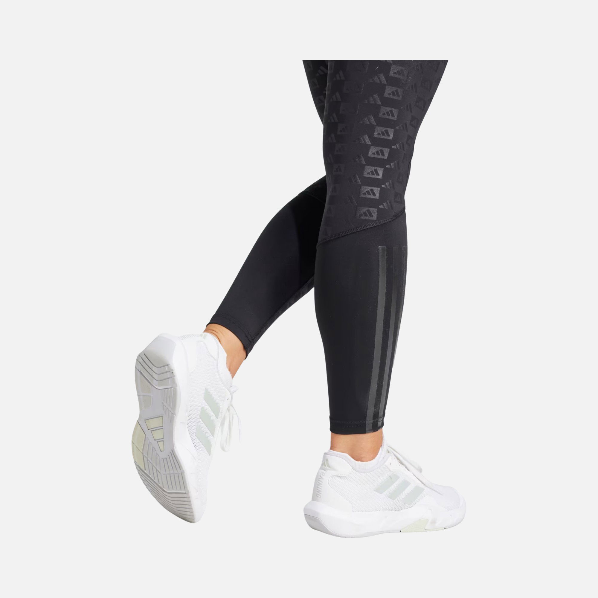 adidas Hyperglam Full-Length Emboss Training Kadın Tayt