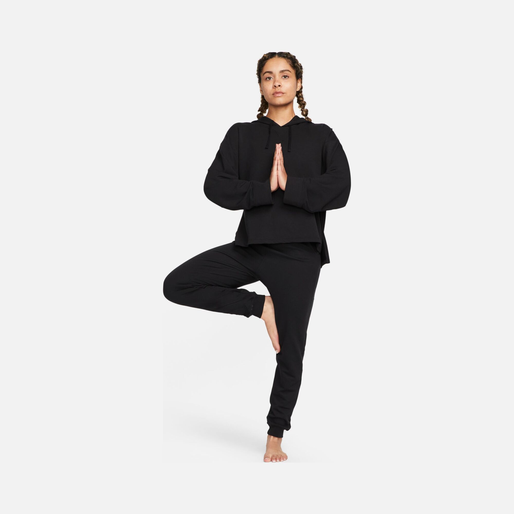 Nike Yoga Dri-Fit Fleece Training Hoodie Kadın Sweatshirt