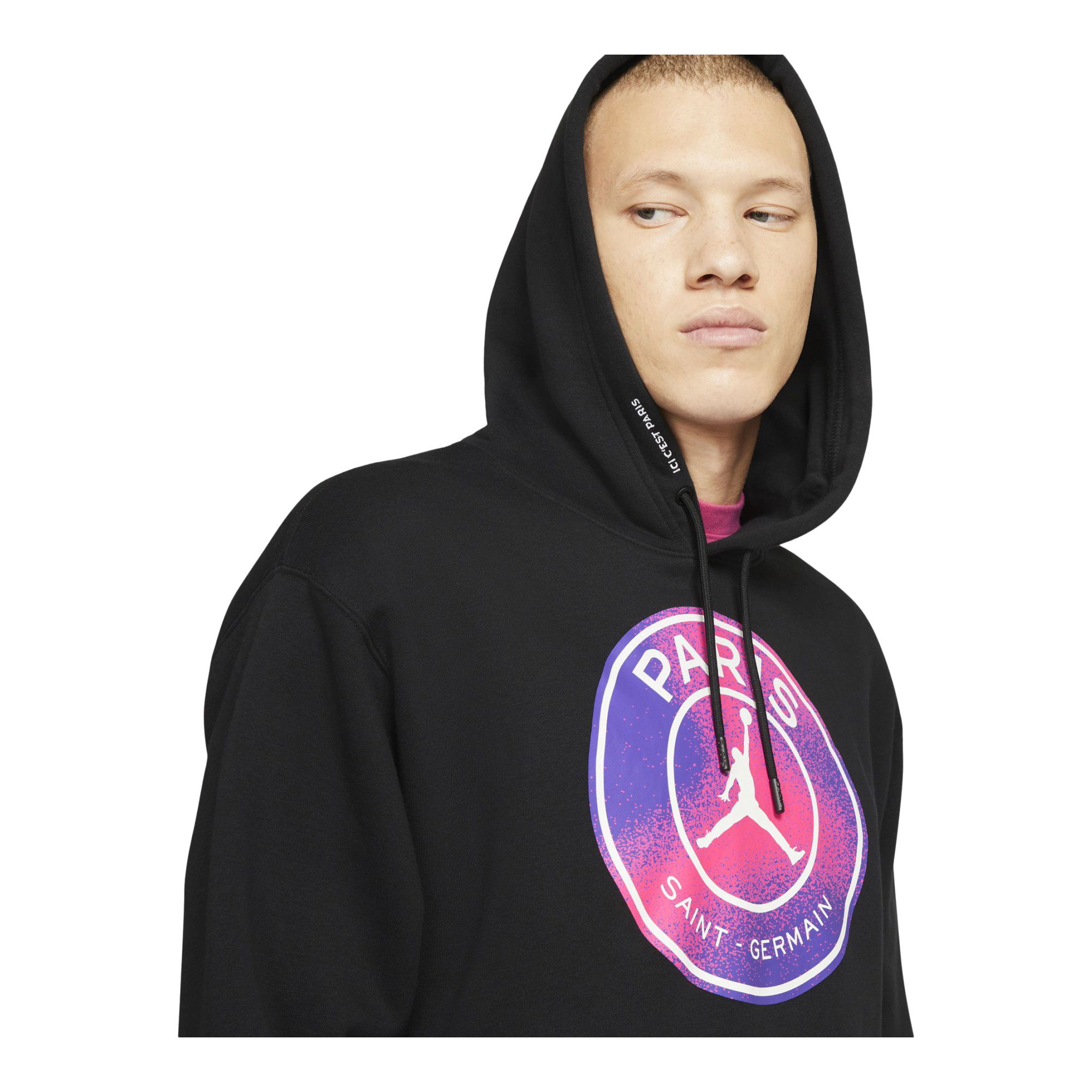 Nike Paris Saint-Germain X Jordan Pullover Fleece Hoodie Erkek Sweatshirt