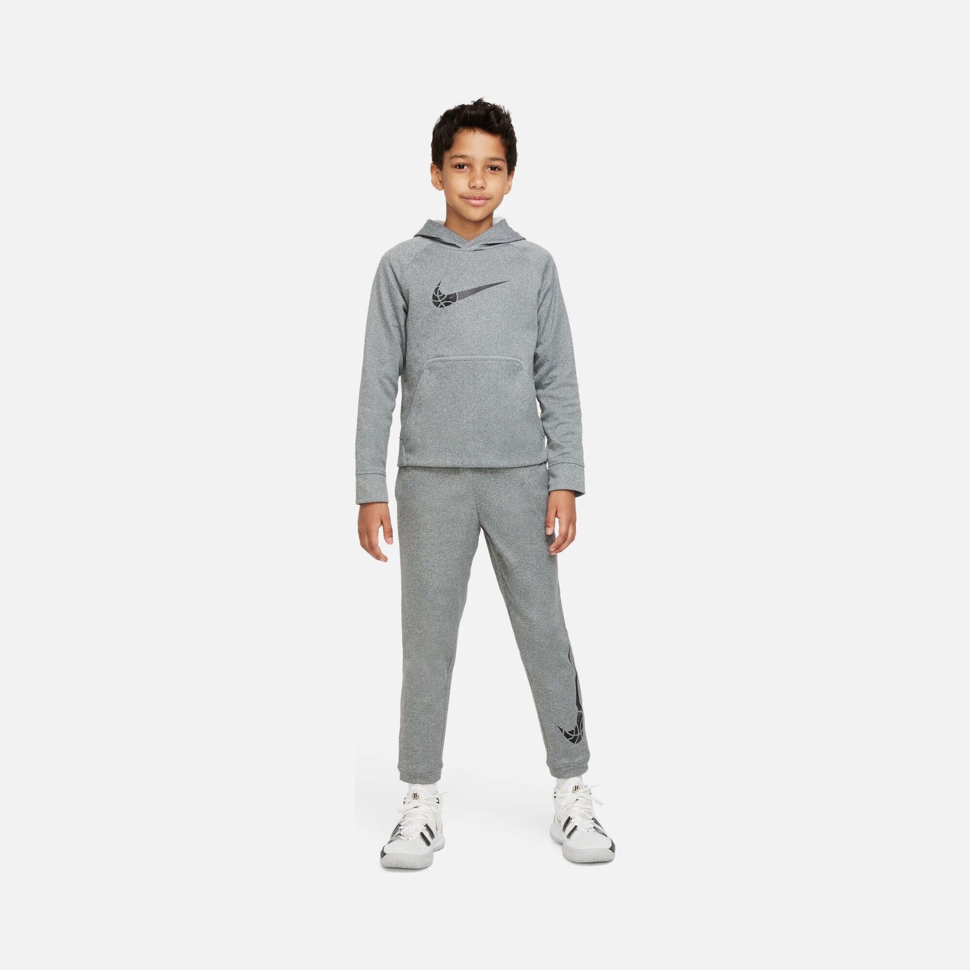 Nike Therma-Fit Basketball Graphic Pullover Hoodie (Boys') Çocuk Sweatshirt