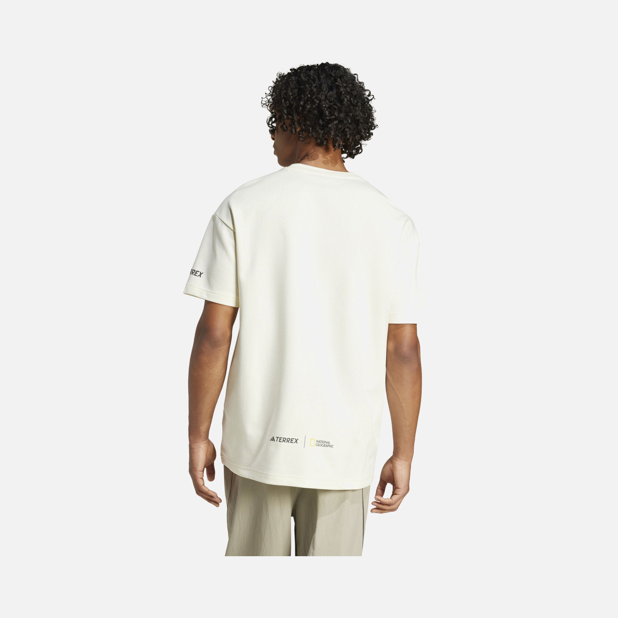 adidas Terrex Look Up From Earth ''National Geographic'' Hiking Short-Sleeve Erkek Tişört