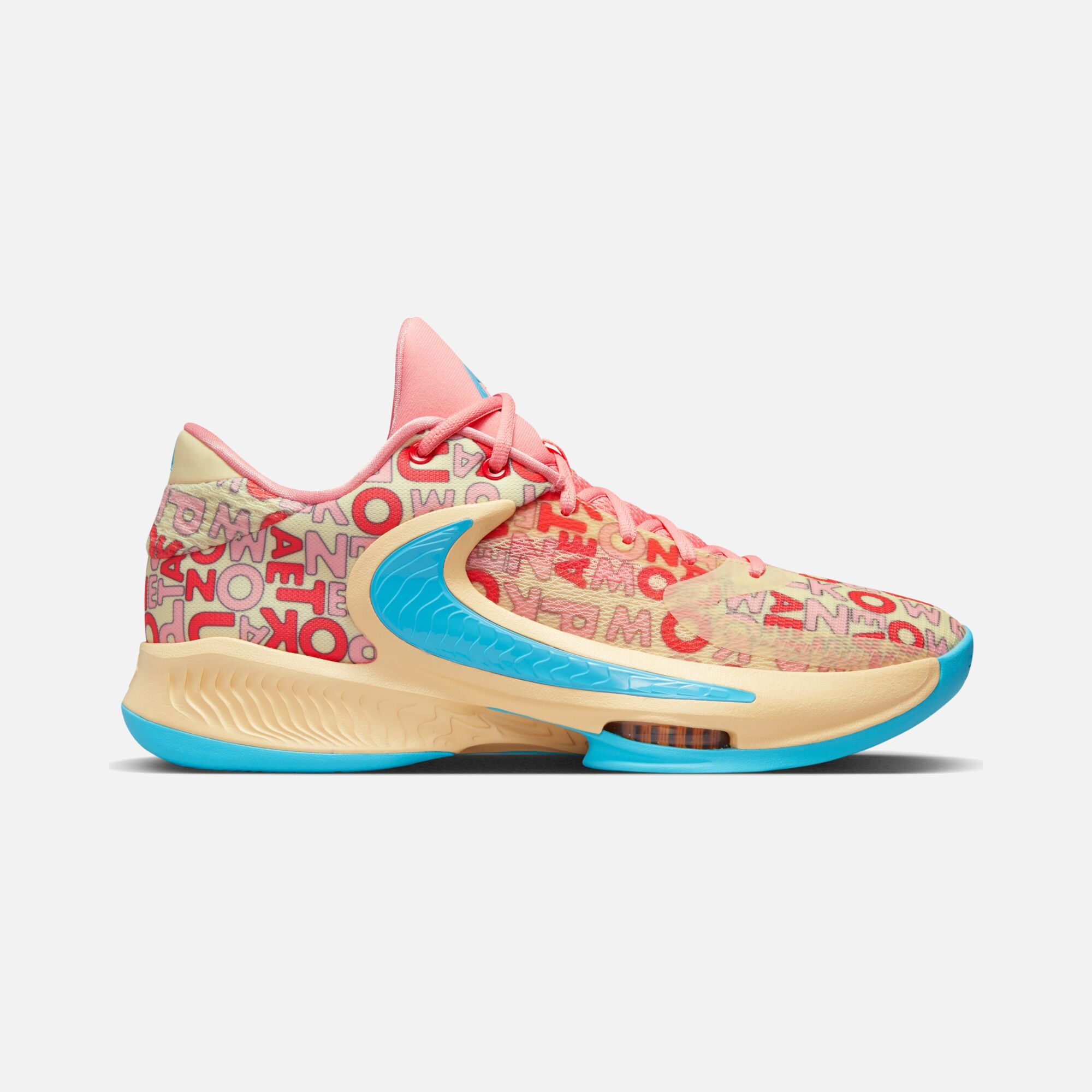 Nike Zoom Freak 4 ''Reverse Swoosh Logo'' Erkek Basketbol Ayakkabısı