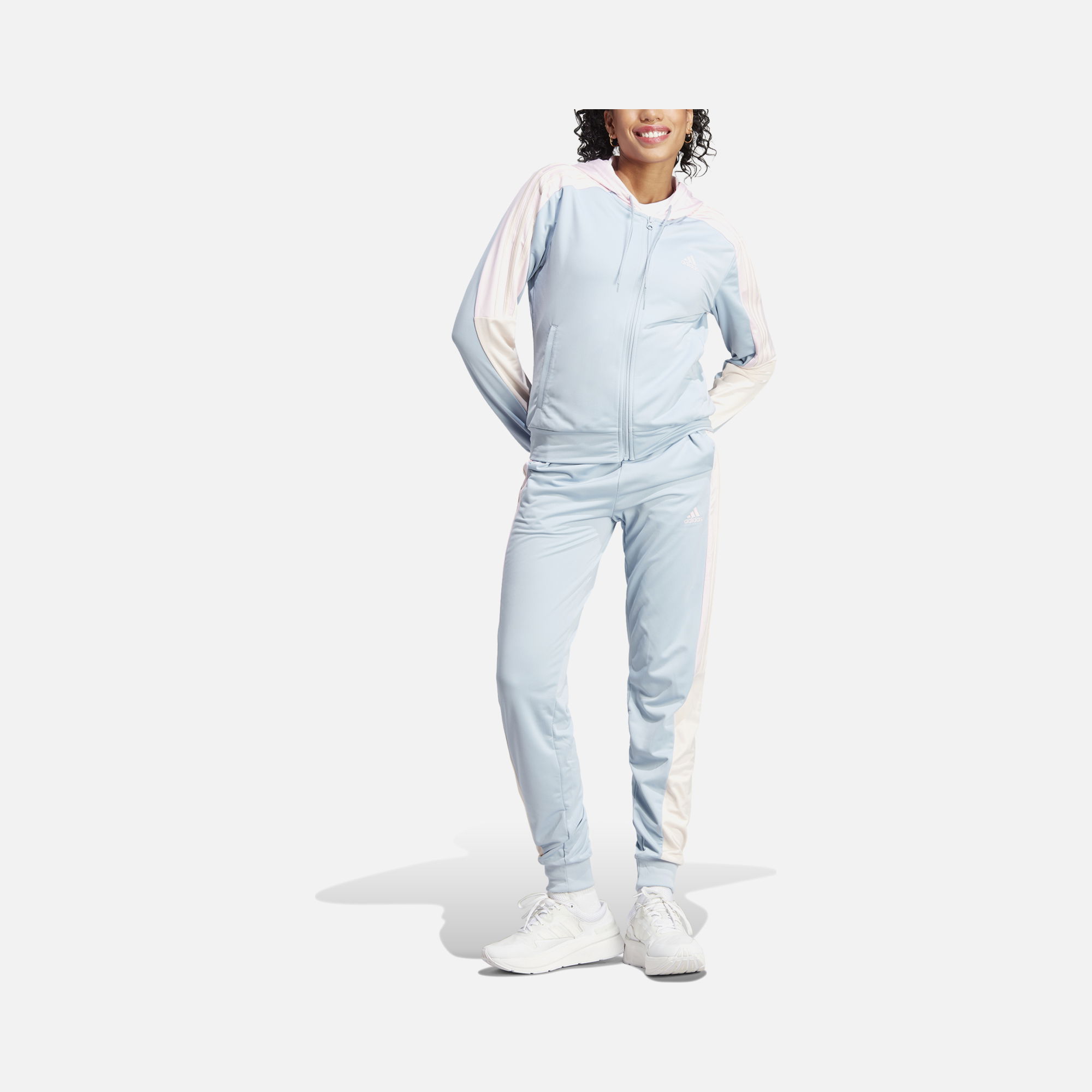 adidas Sportswear Boldblock Full-Zip 3-Stripes Kadın Eşofman Takımı