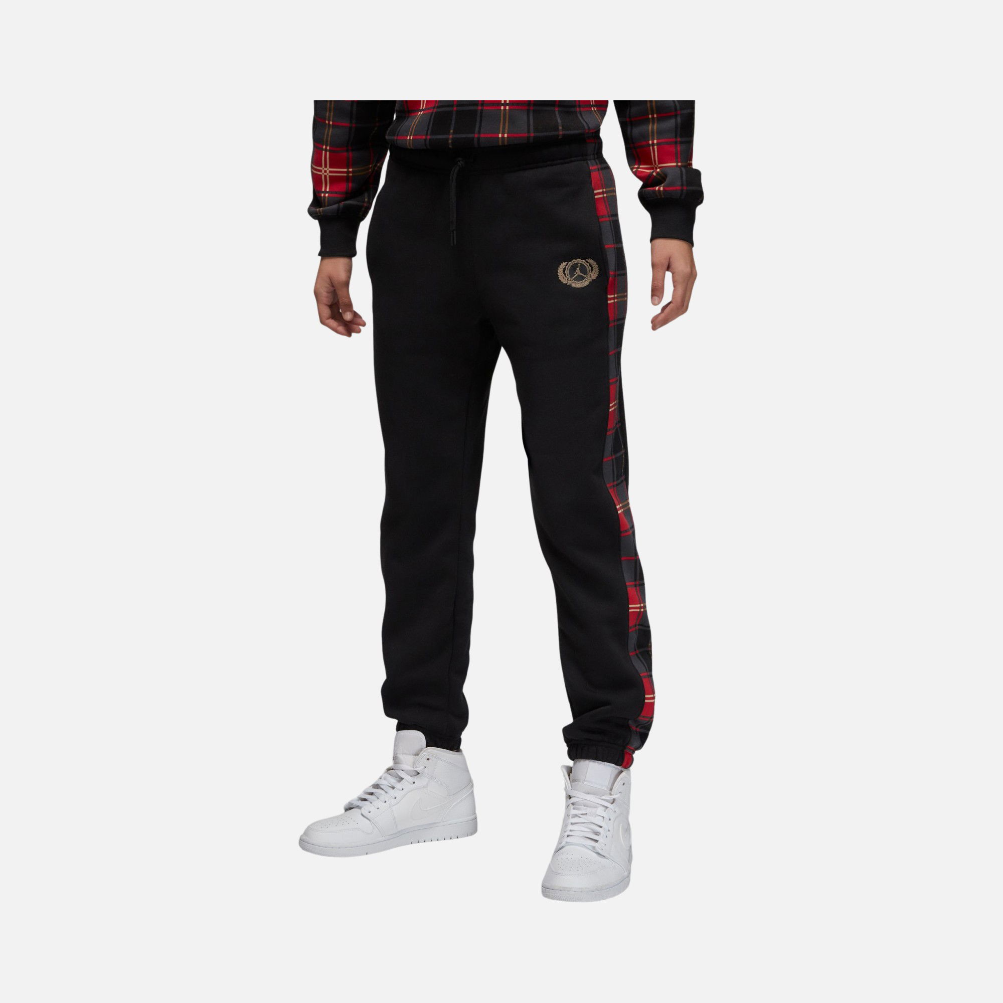 Nike Jordan Essential Flight Artist Series Plaid Block Fleece Kadın Eşofman Altı