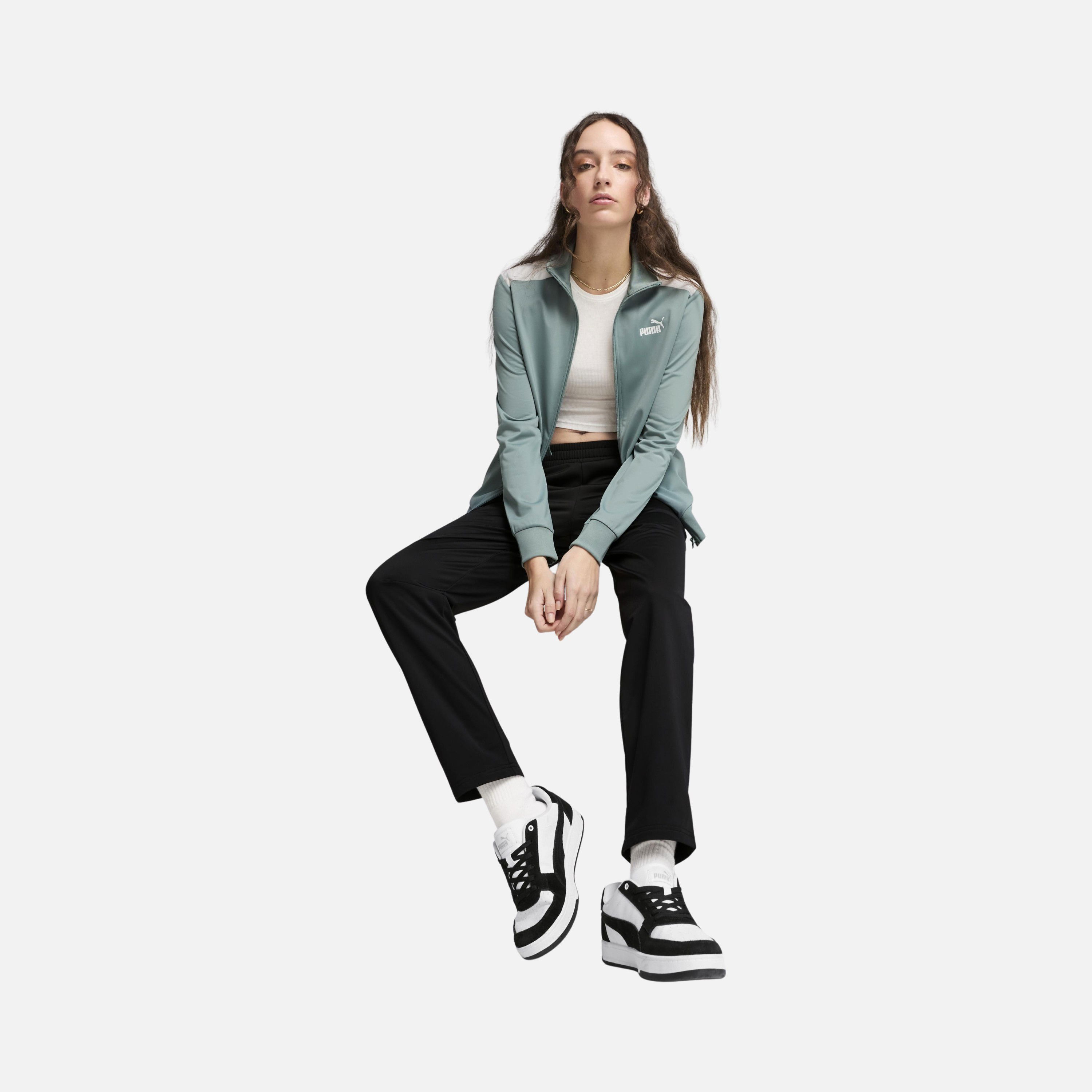 Puma Sportswear Poly Suit Colorblock  Full-Zip Kadın Eşofman Takımı