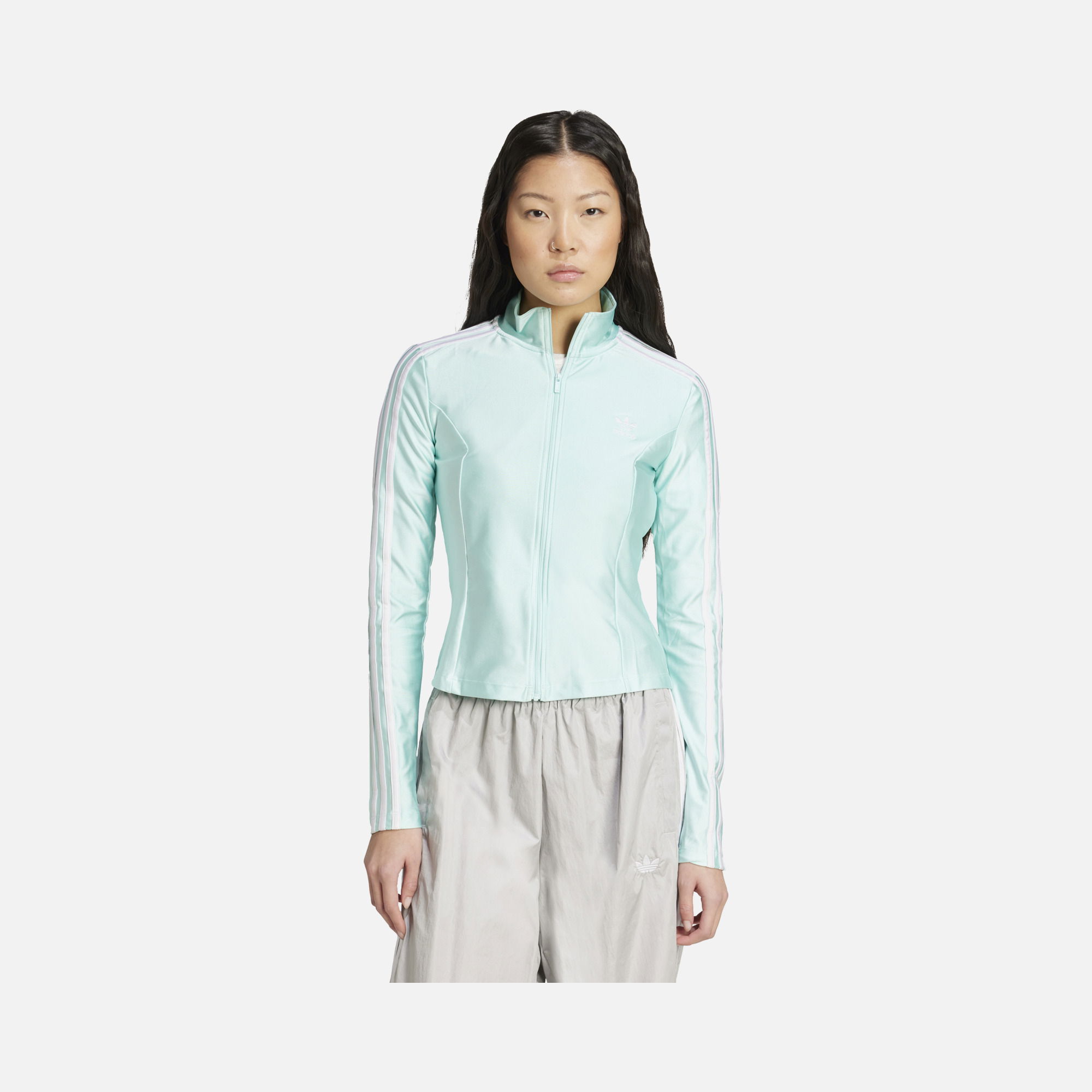 adidas Originals Adicolor 3-Stripes Slim Fit Full-Zip Kadın Sweatshirt