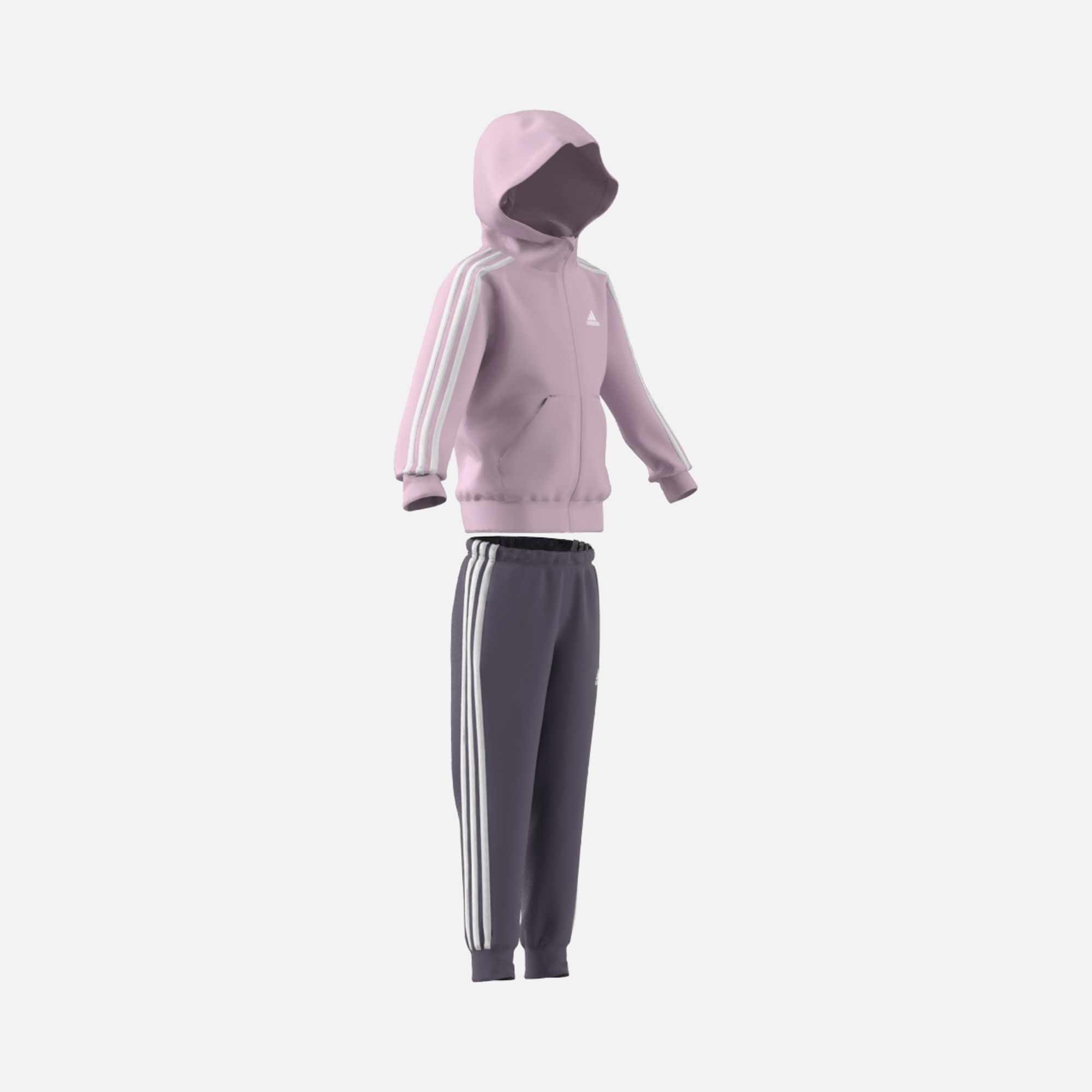 adidas Essentials 3-Stripes Shiny Çocuk Eşofman Takımı