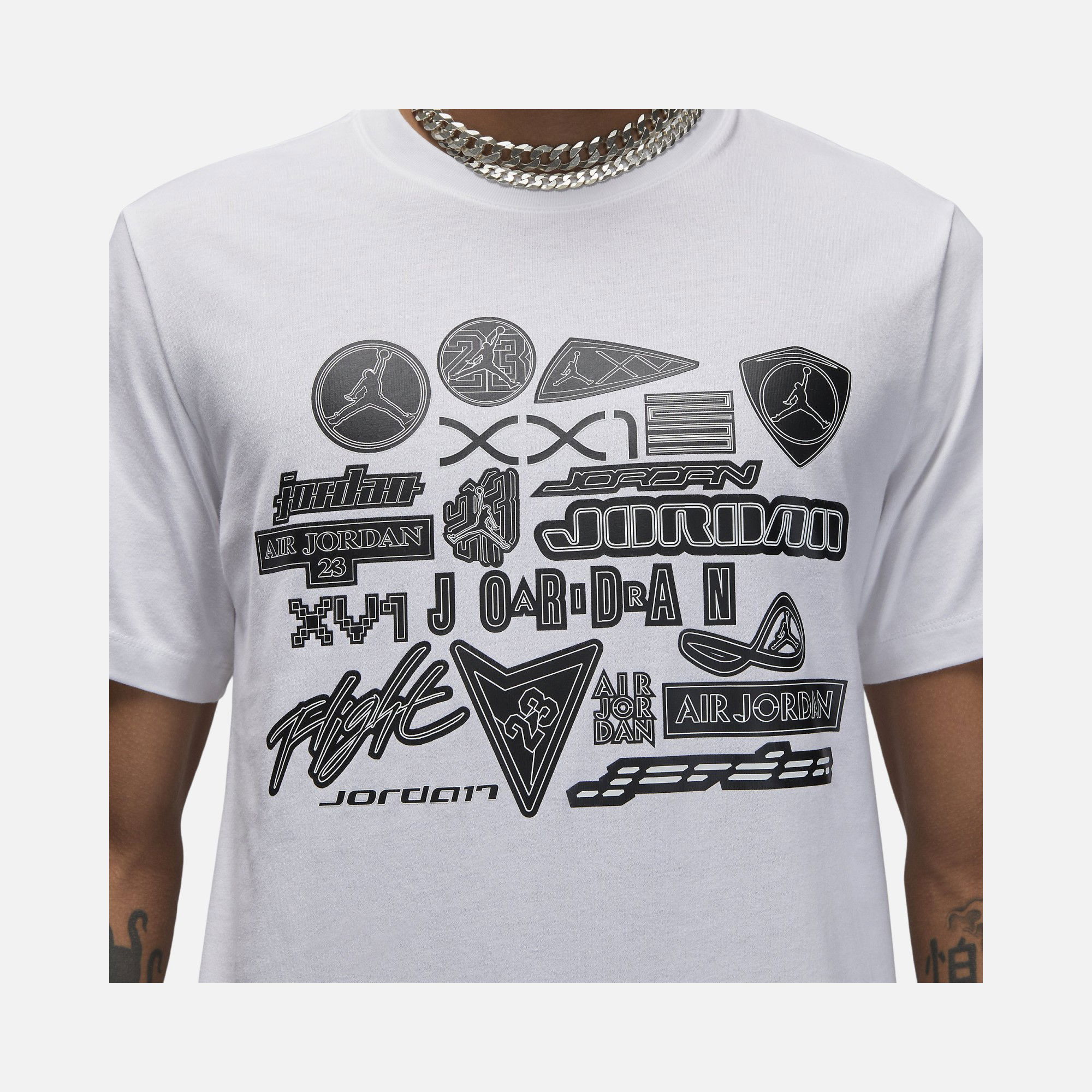 Nike Jordan Brand Graphic Crew 4 Short-Sleeve Erkek Tişört