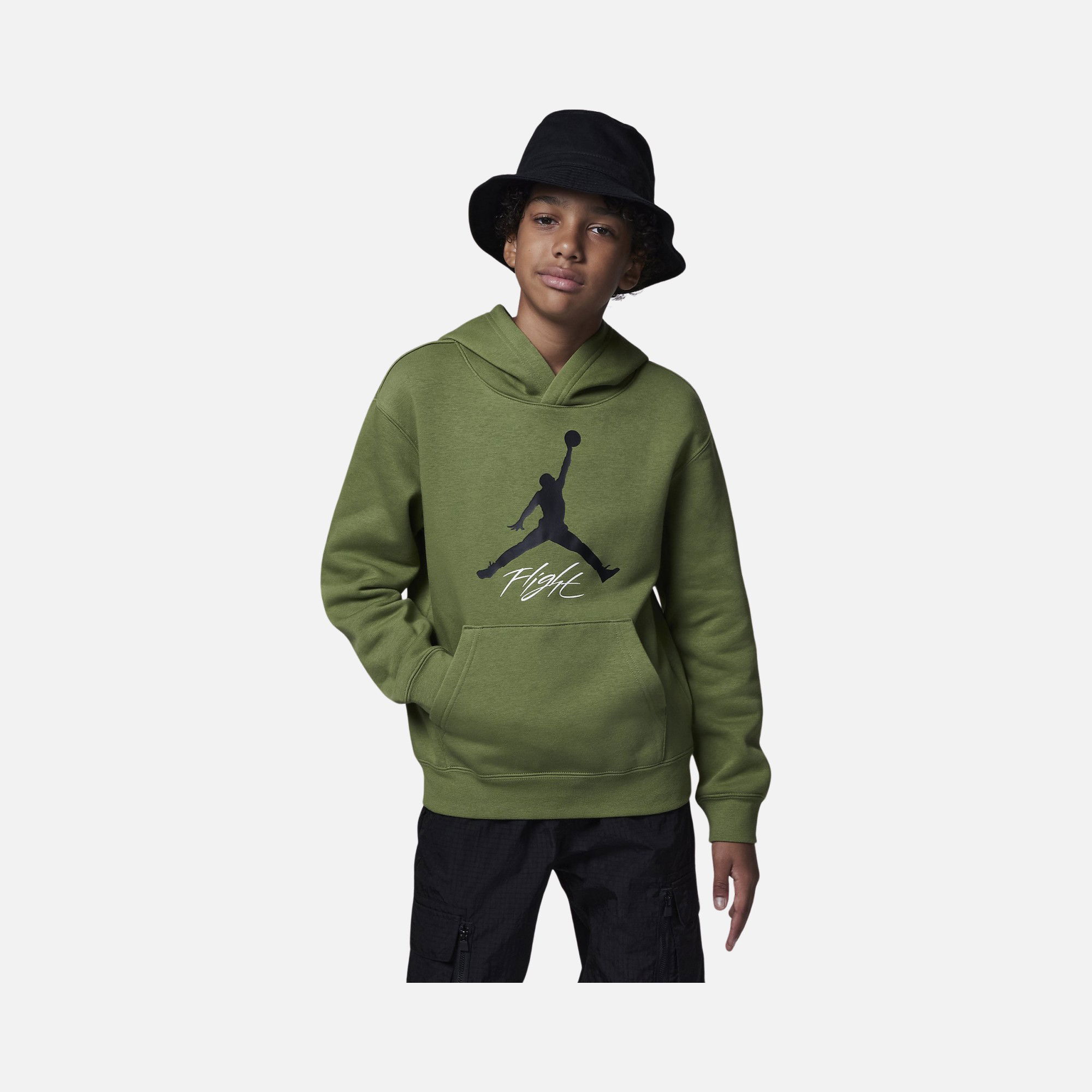 Nike Jordan Flight Baseline Pullover Hoodie Çocuk Sweatshirt
