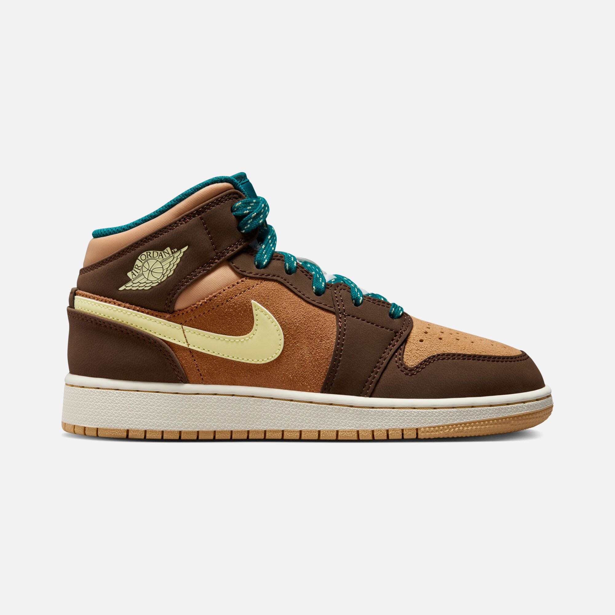 Nike Air Jordan 1 Mid SE ''Suede & Leather Details'' (GS) Spor Ayakkabı